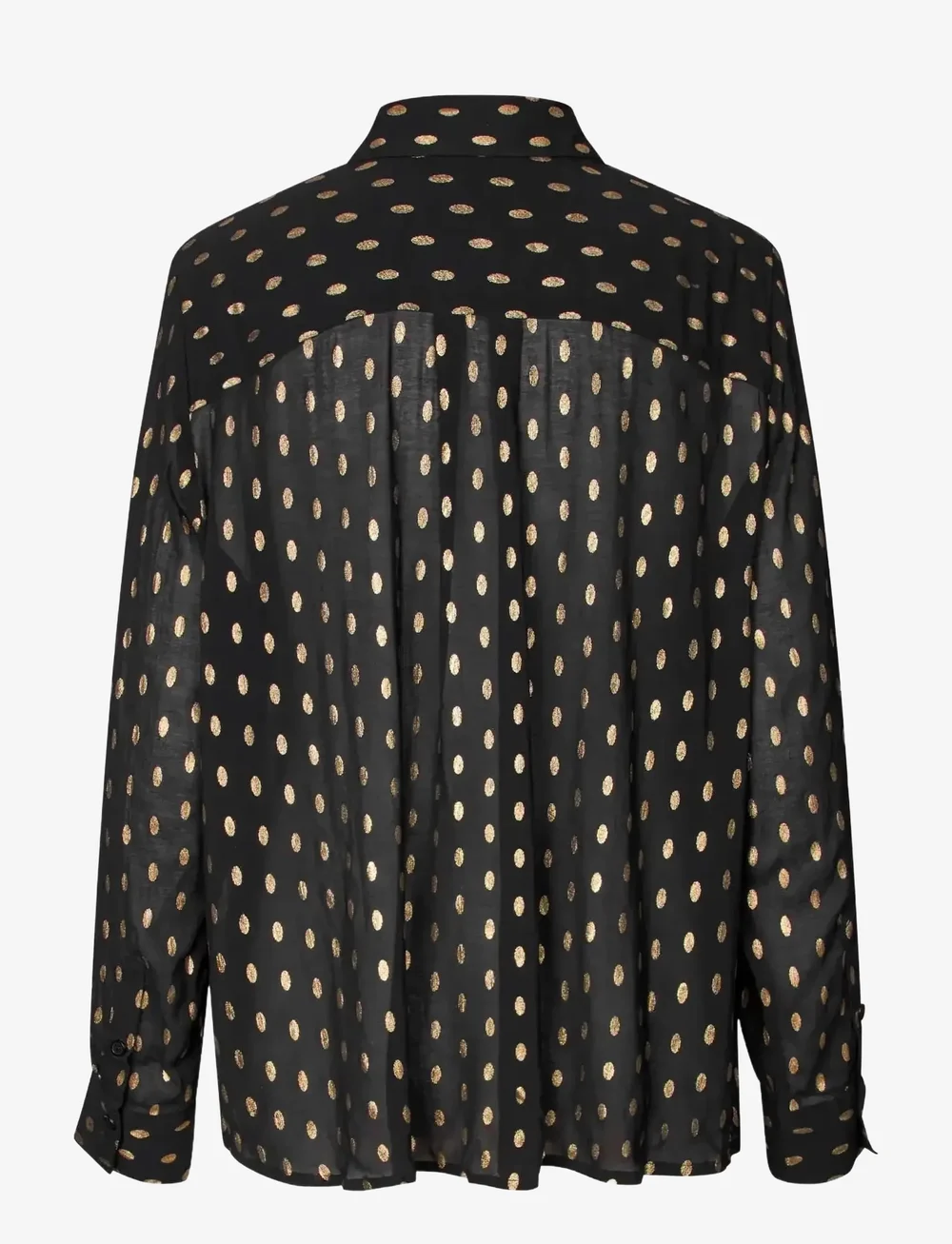 Masai - MaInoria - long sleeved blouses - black - 1