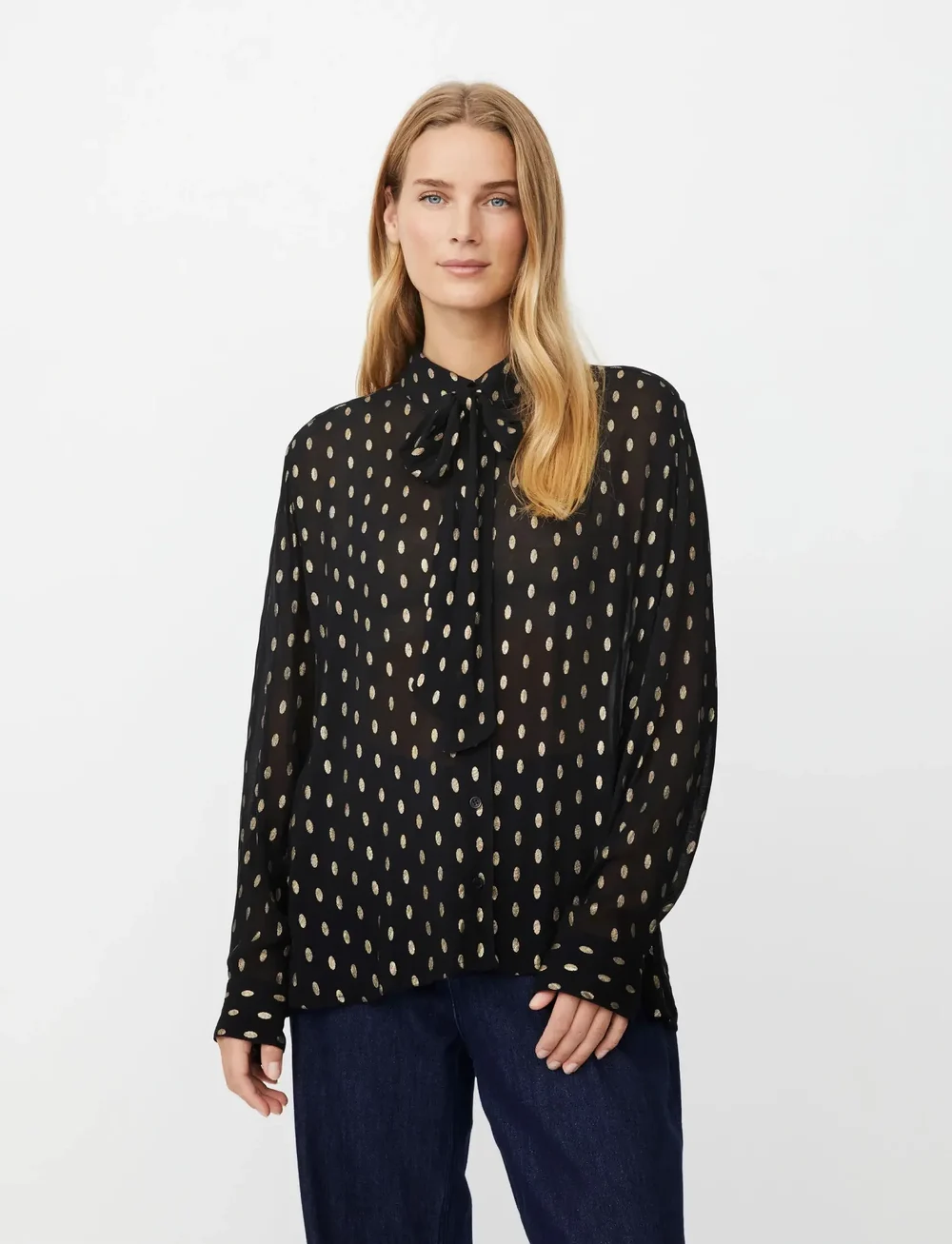 Masai - MaInoria - long sleeved blouses - black - 2