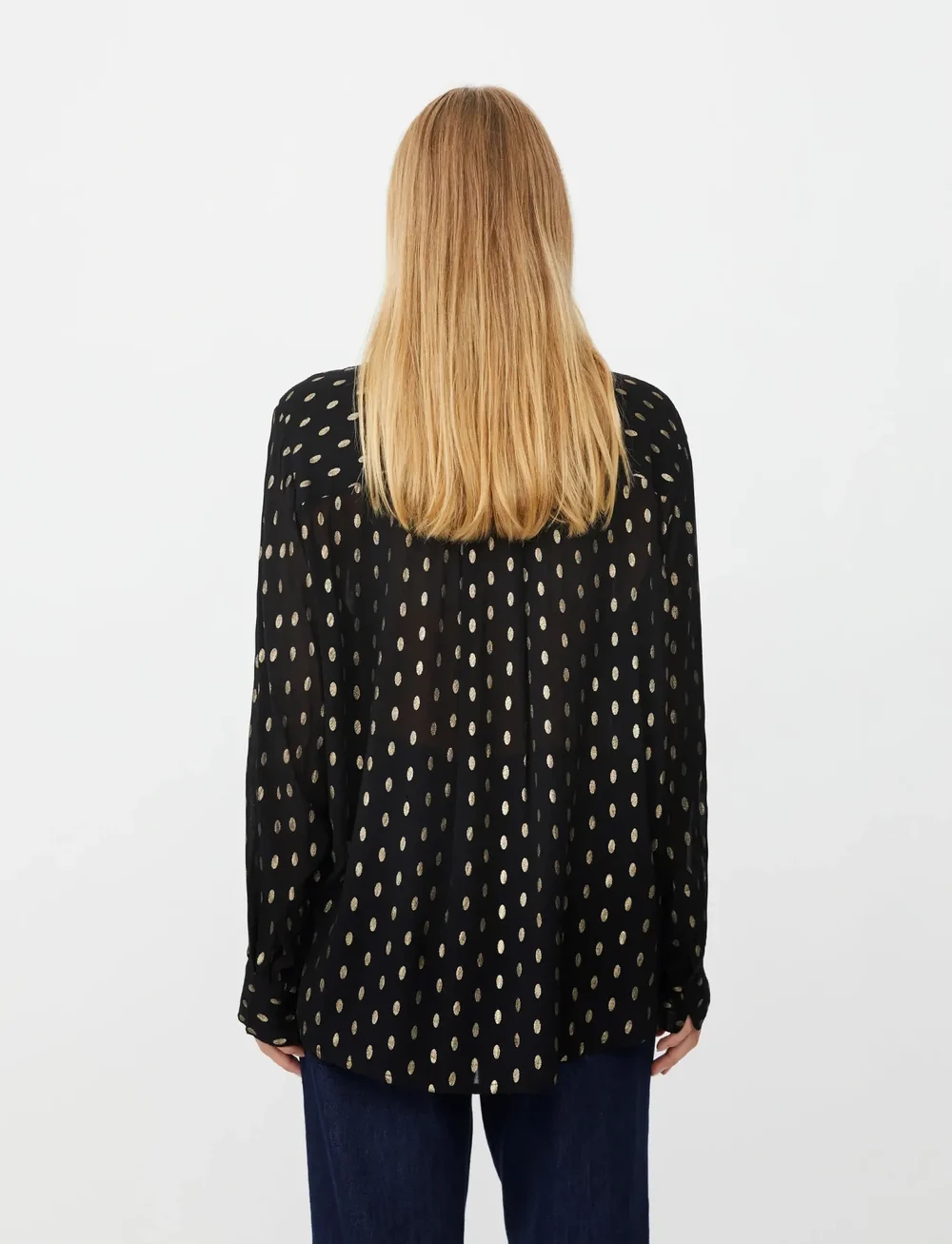 Masai - MaInoria - long sleeved blouses - black - 3