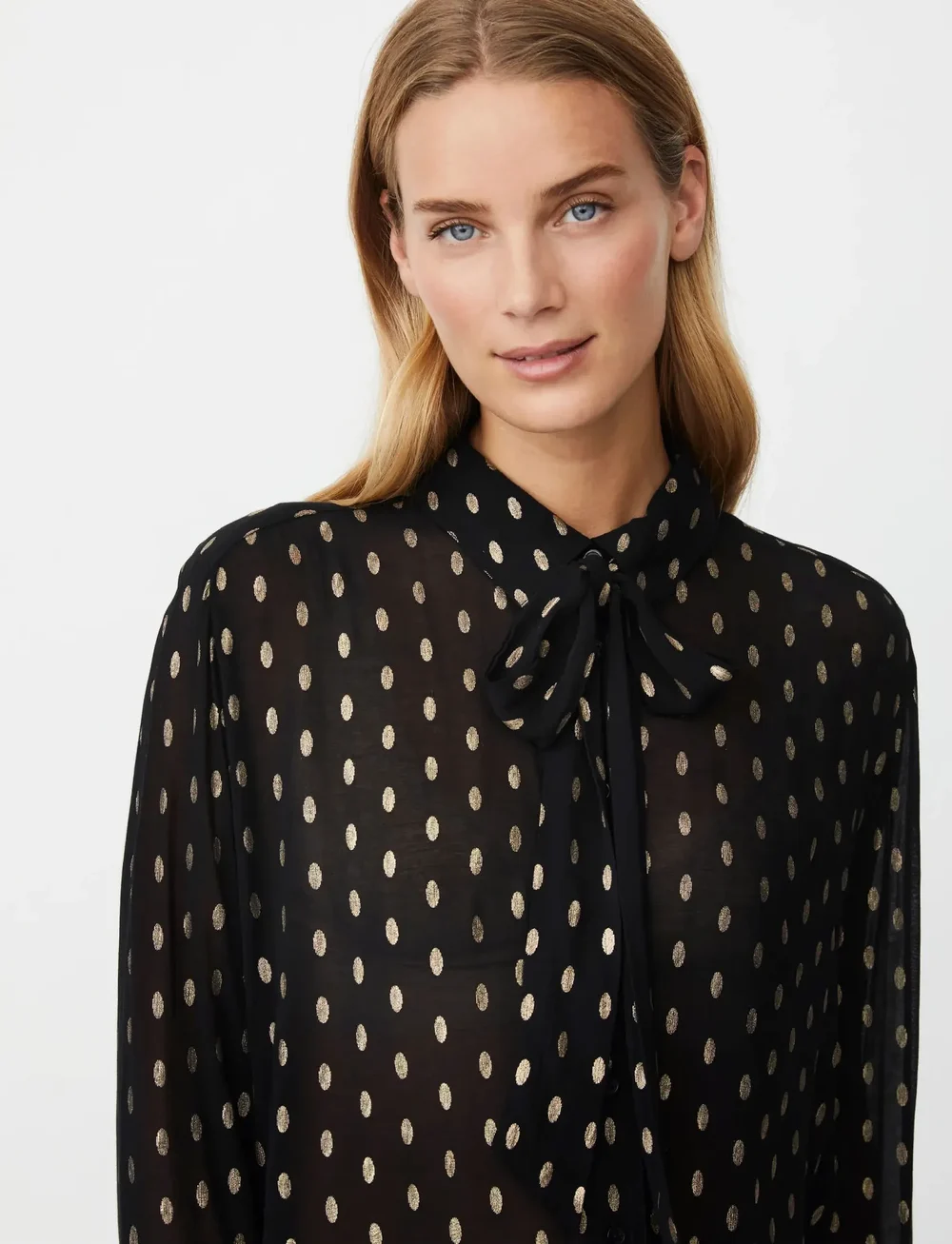 Masai - MaInoria - long sleeved blouses - black - 4