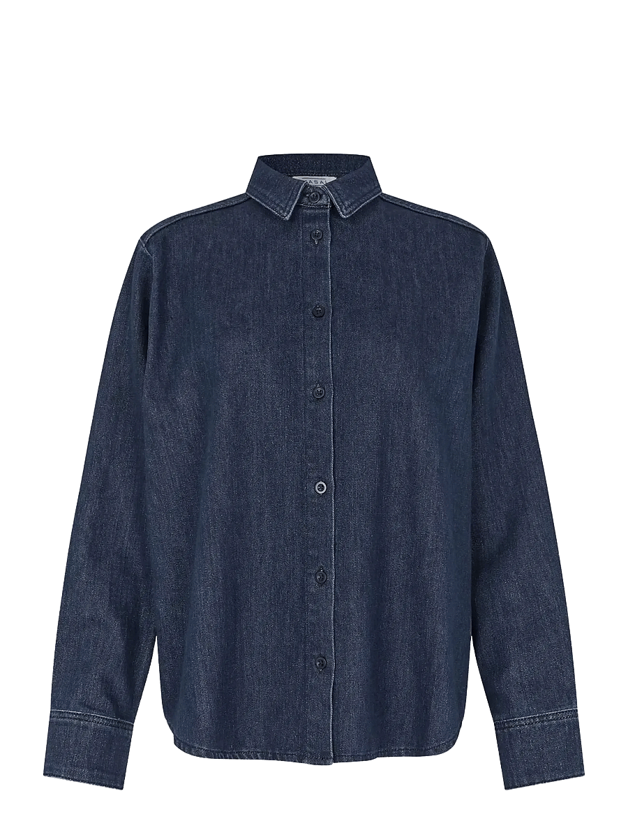 Masai - MaIshana - jeansskjortor - dark denim - 1