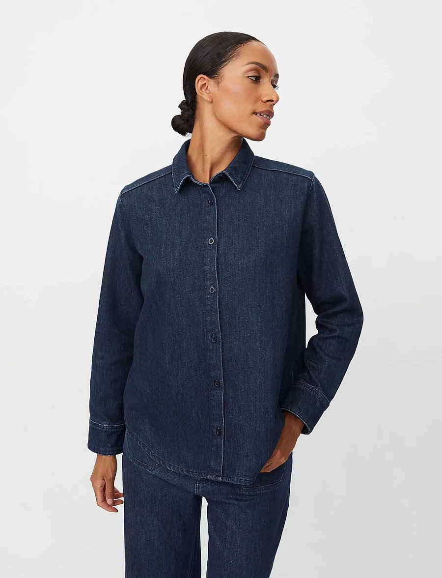 Masai - MaIshana - jeansskjortor - dark denim - 0