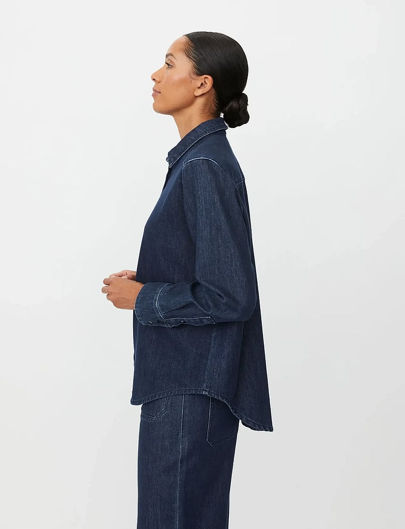 Masai - MaIshana - jeansskjortor - dark denim - 5