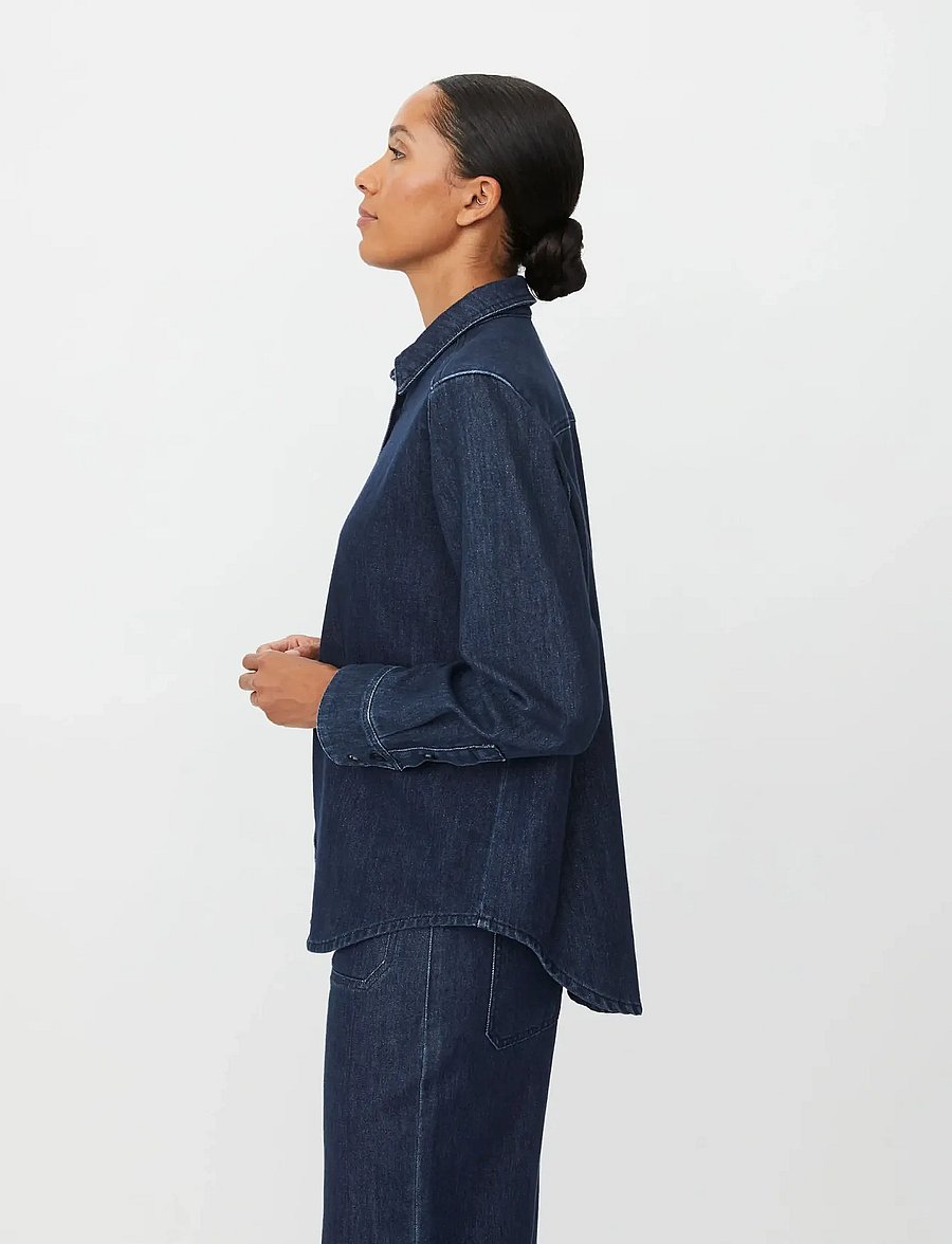 Masai - MaIshana - jeansskjortor - dark denim - 5
