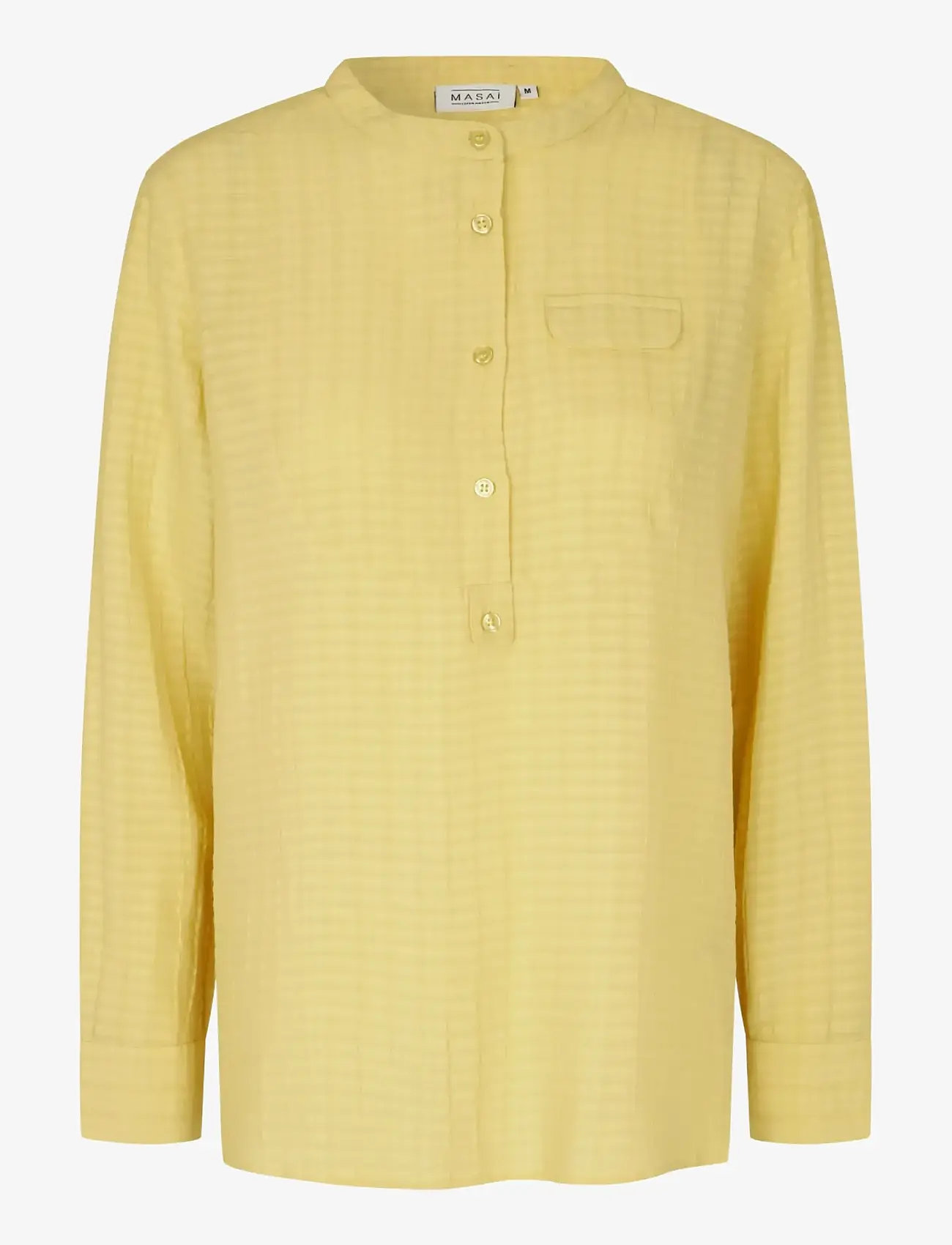 Masai - MaDrystan - langærmede bluser - muted lime - 1