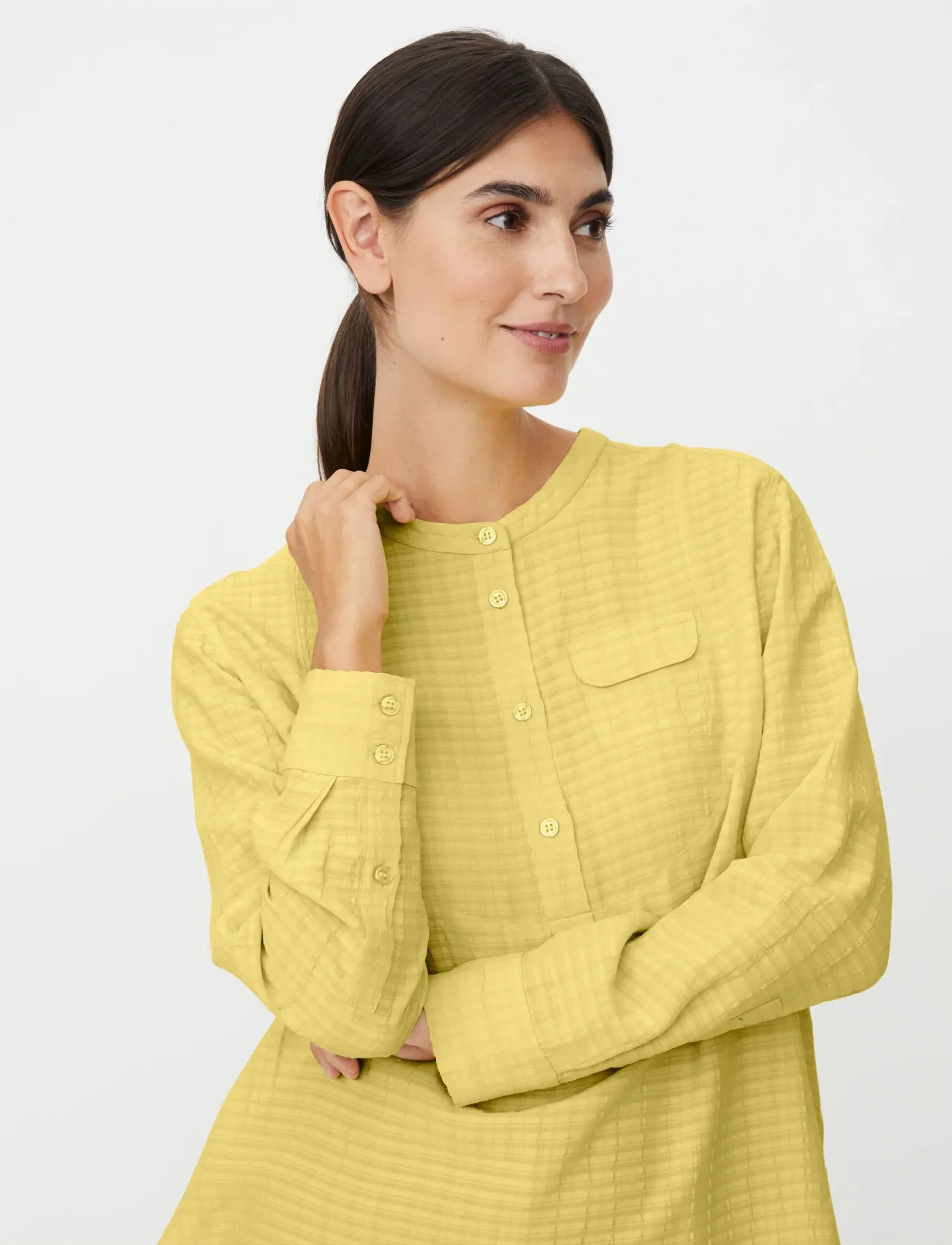 Masai - MaDrystan - langärmlige blusen - muted lime - 4