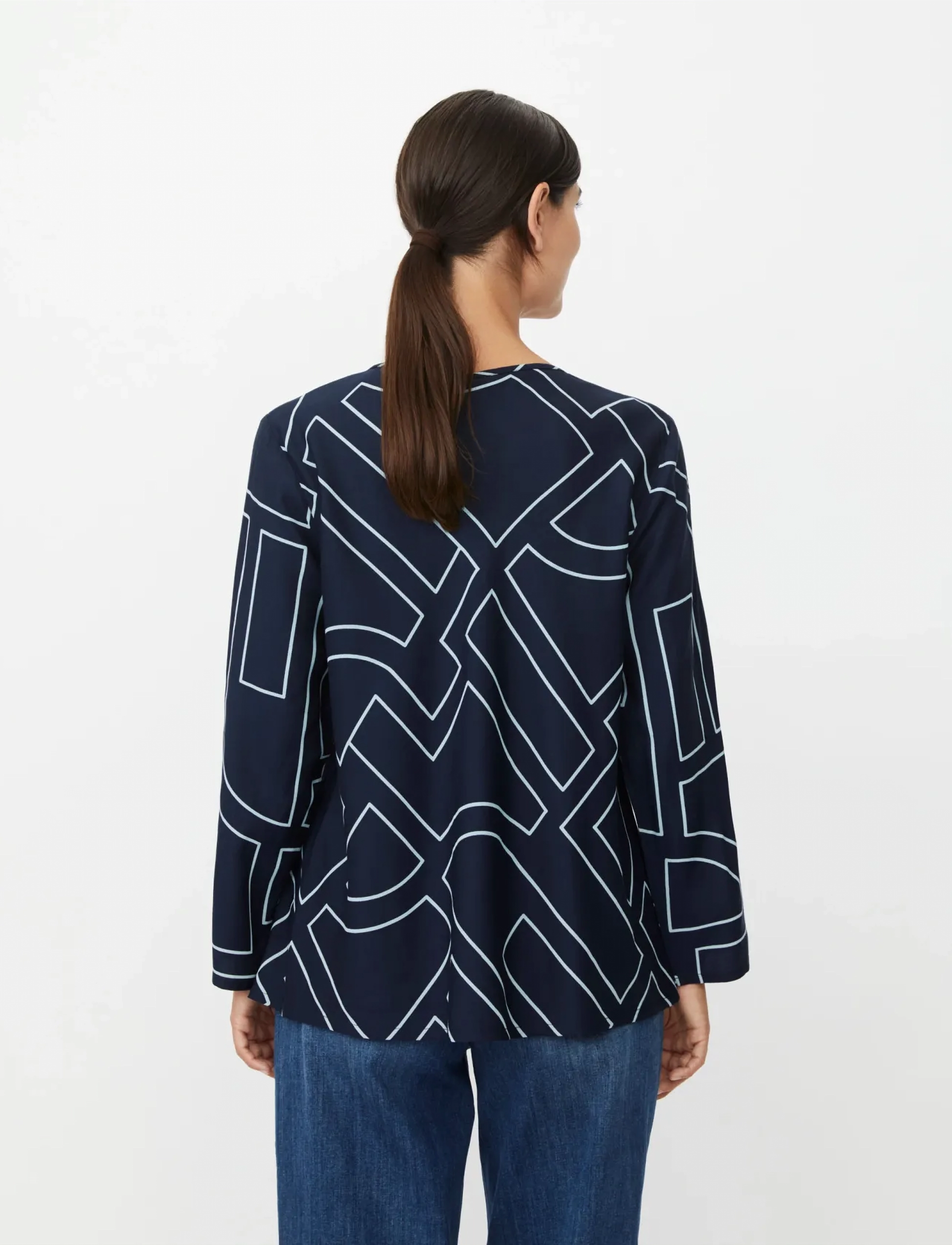 Masai - MaKala - langærmede bluser - navy blazer - 3