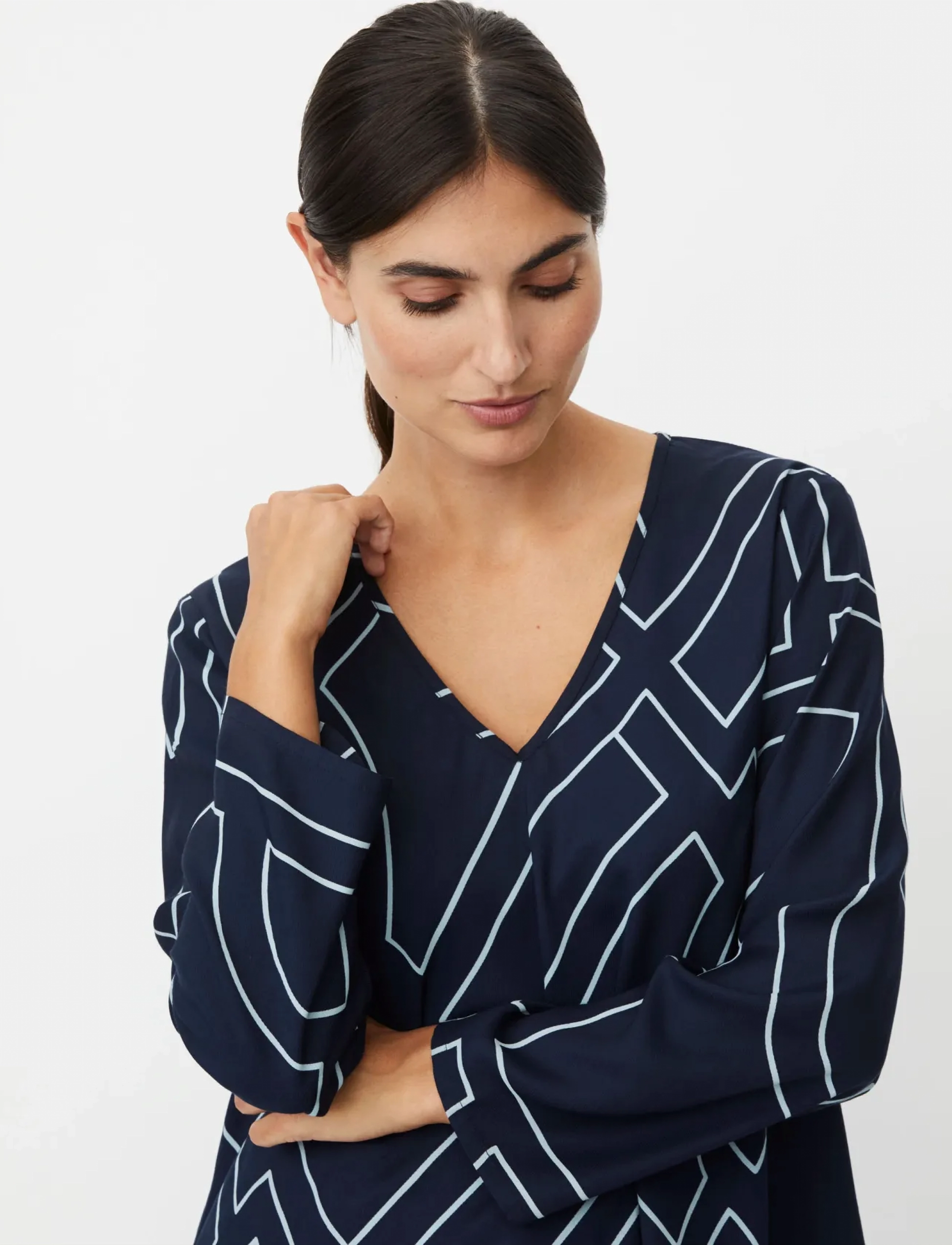 Masai - MaKala - langærmede bluser - navy blazer - 4