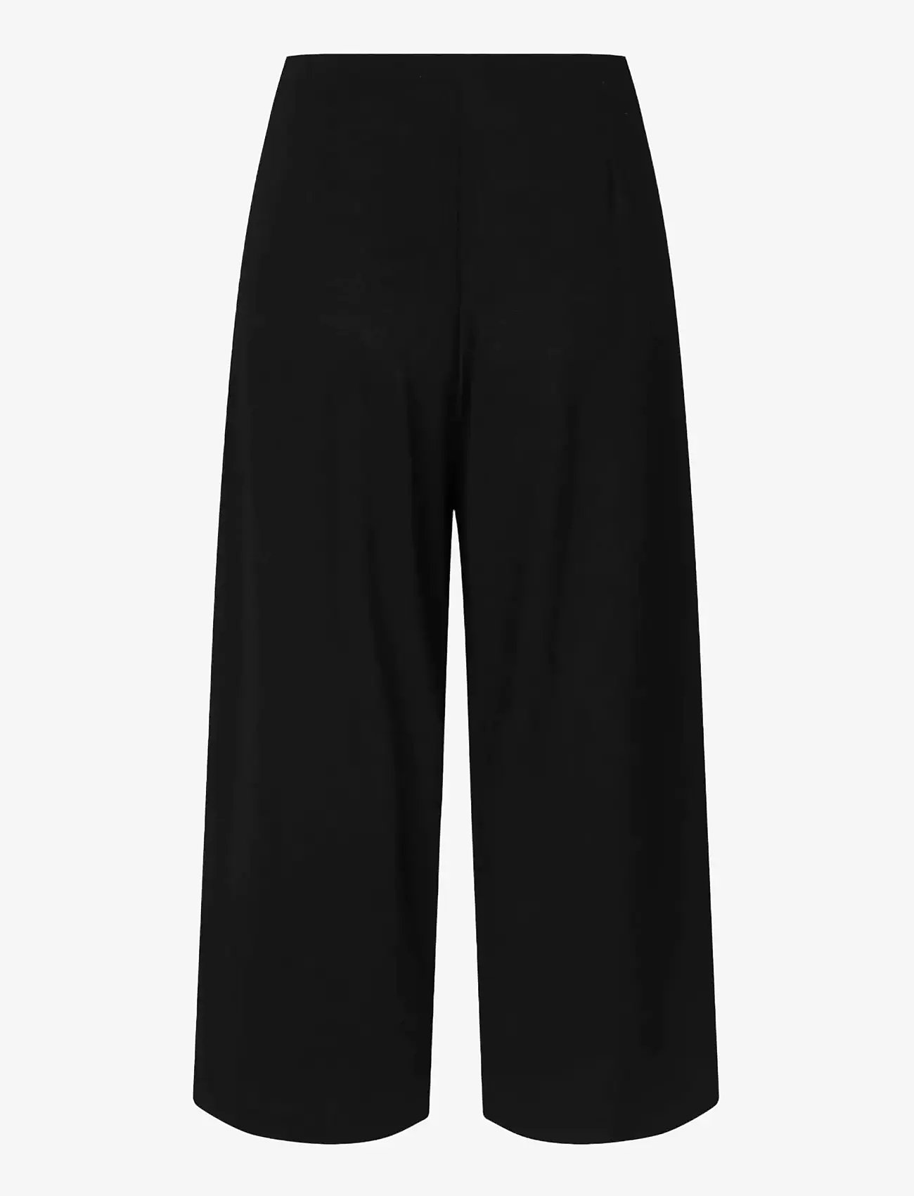 Masai - MaPryvora - hosen mit weitem bein - black - 2