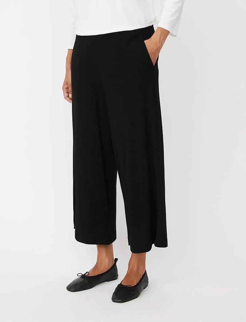 Masai - MaPryvora - hosen mit weitem bein - black - 0