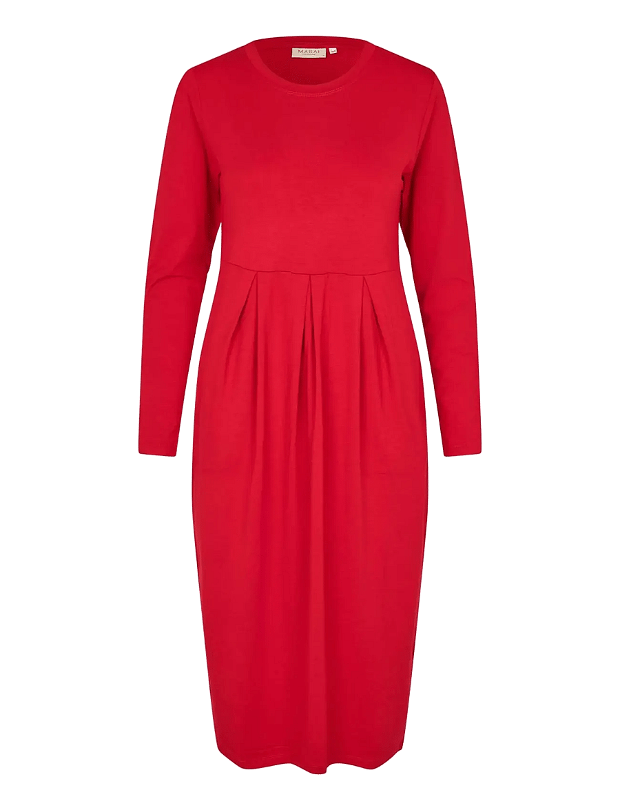 Masai - MaNamo - midikleider - haute red - 1