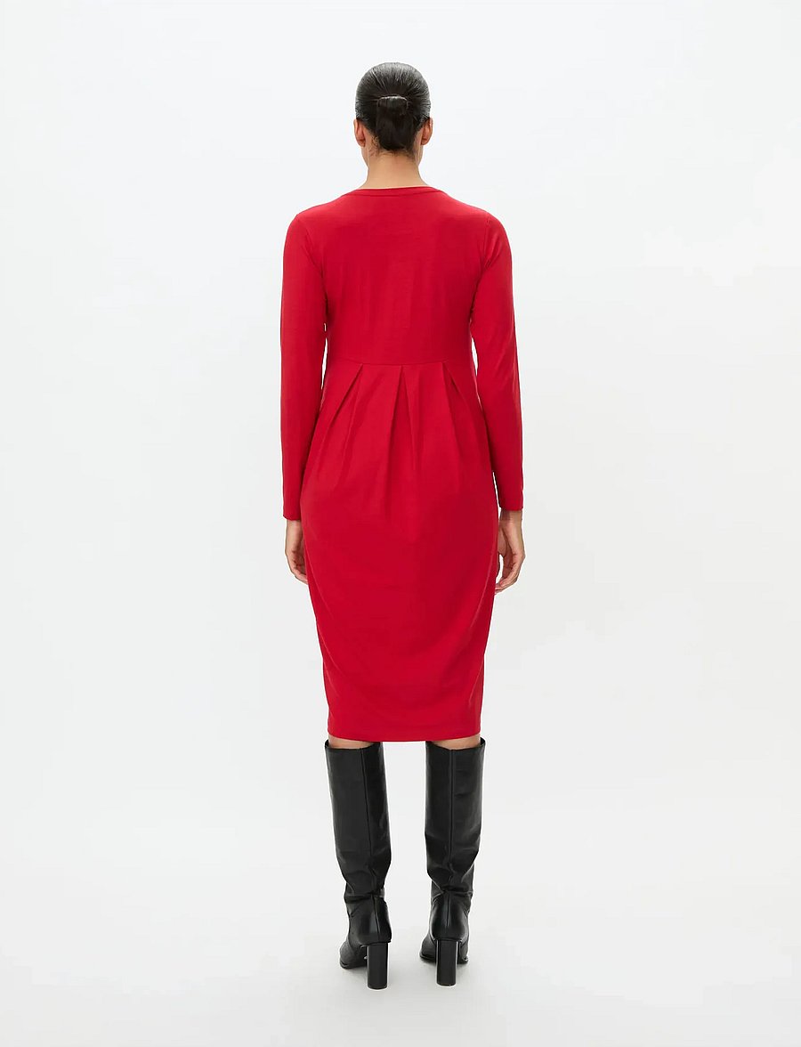 Masai - MaNamo - midikleider - haute red - 3