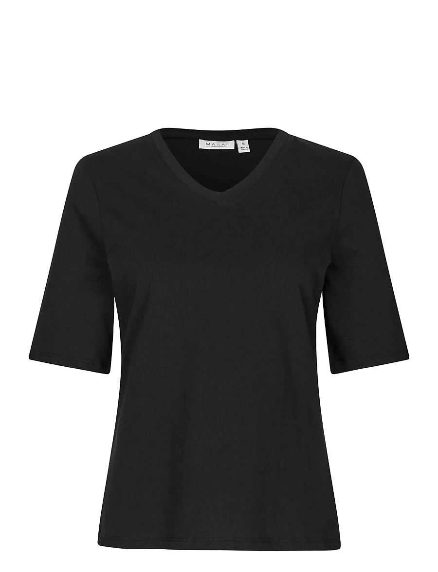 Masai - MaBlyvora - t-shirts - black - 1