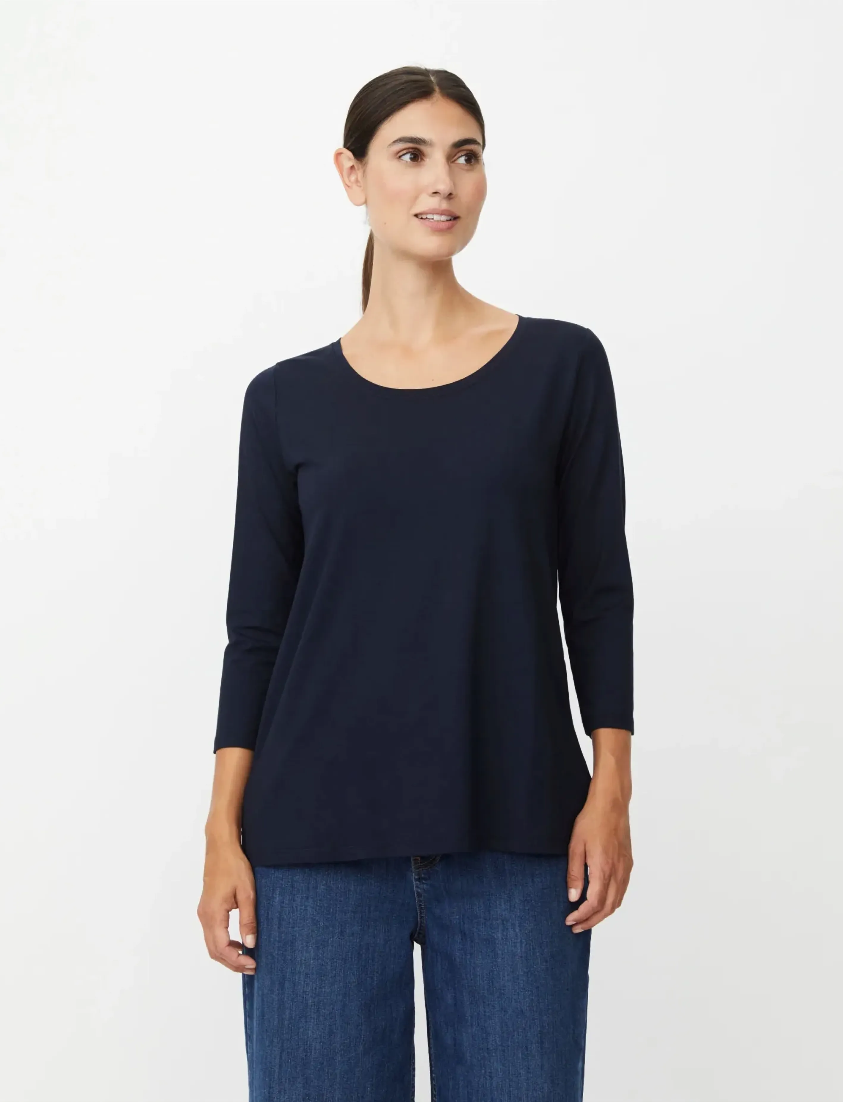 Masai Macecille, XL, Navy, T-Shirts & Toppe > Langærmede, Dame