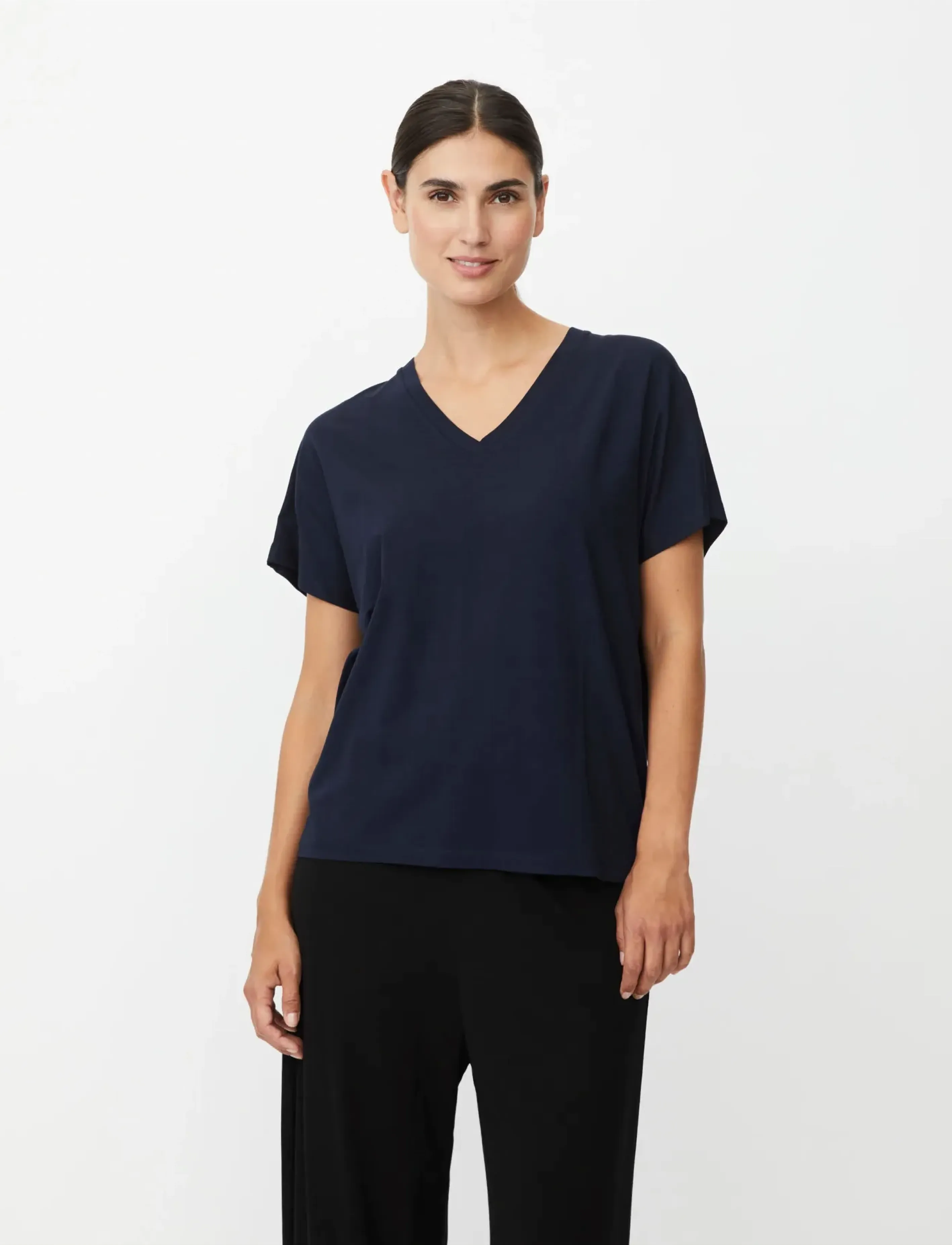 Masai Mabadu, XS, Navy, T-Shirts & Toppe > Kortærmede, Dame