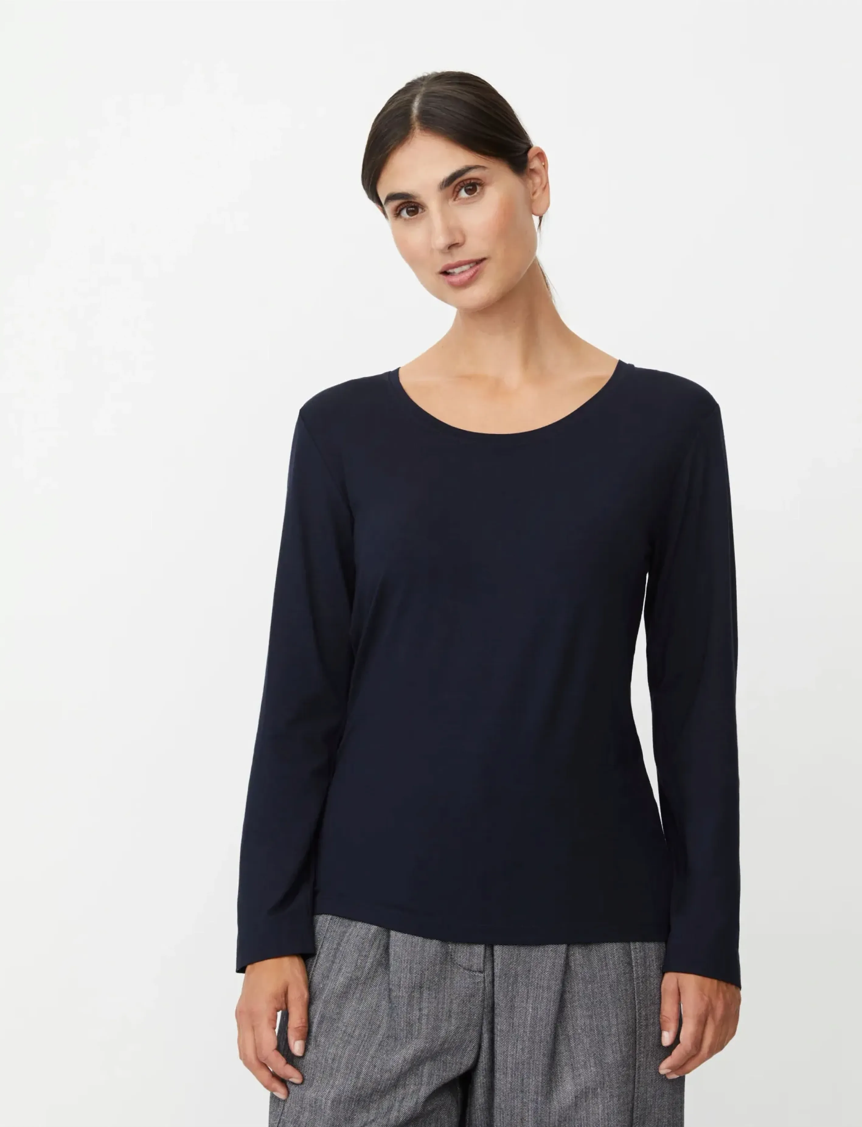 Masai Macreama, L, Navy, T-Shirts & Toppe > Langærmede, Dame