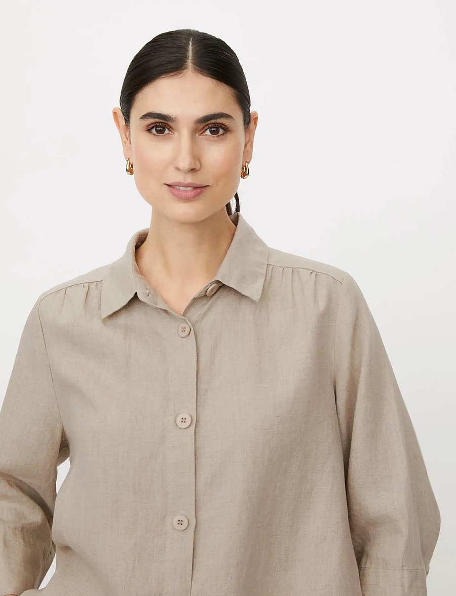 Masai - MaIdakai - linen shirts - natural - 4