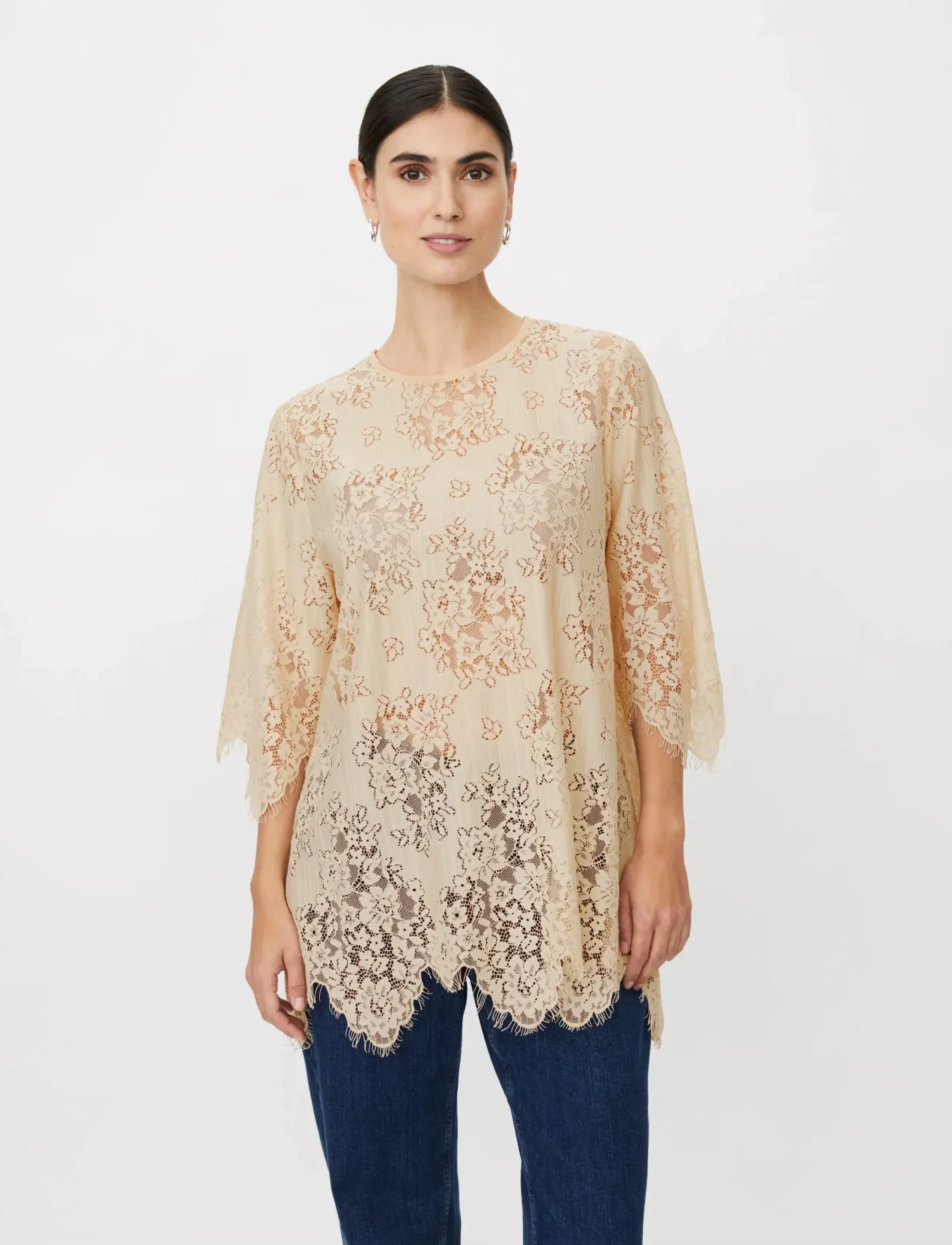 Masai MaGaldora - Blusen - FOG / cream