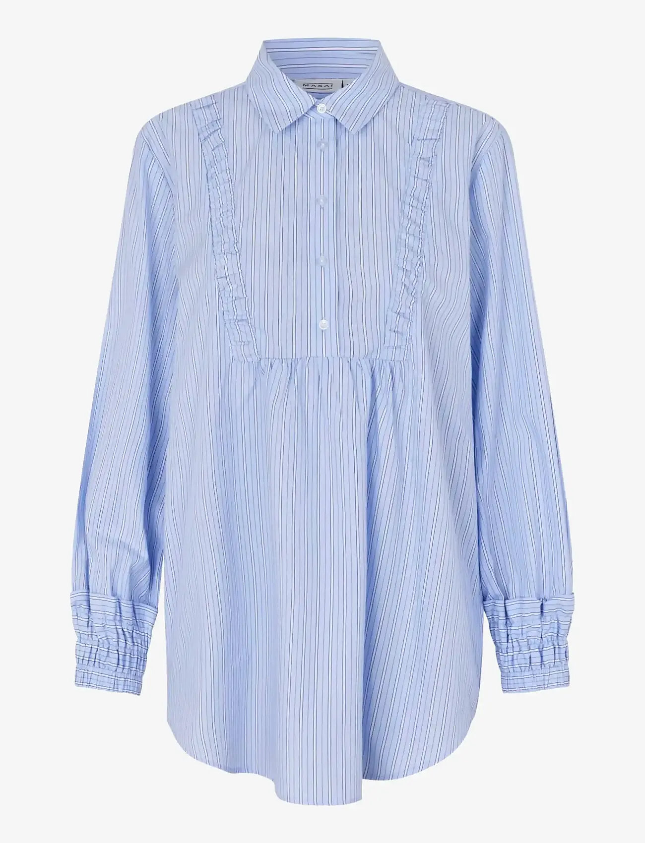 Masai - MaGetisha - long-sleeved shirts - placid blue - 1