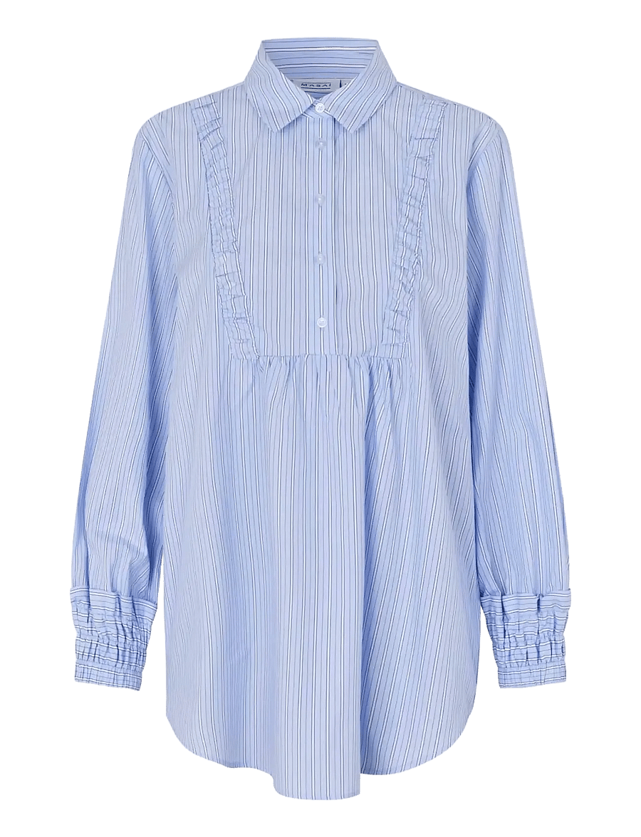 Masai - MaGetisha - langärmlige hemden - placid blue - 1