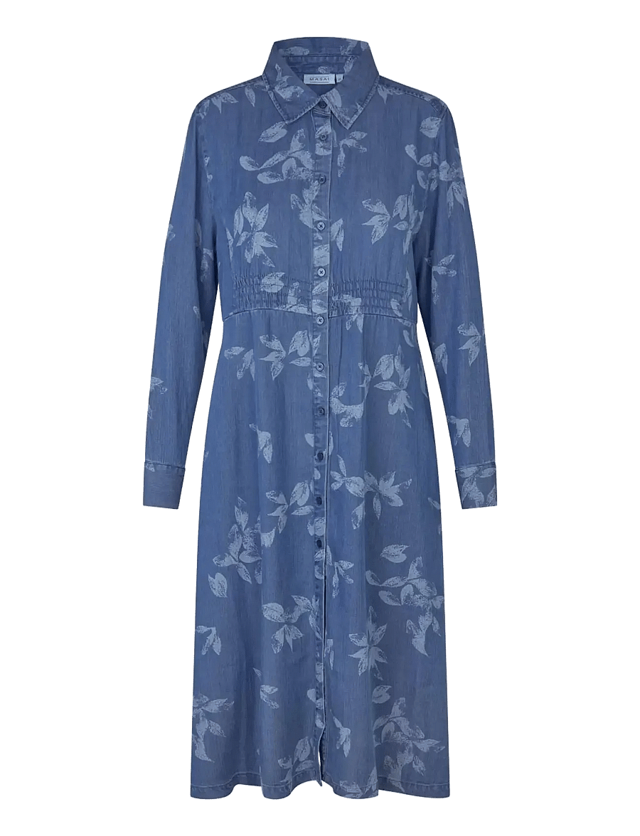 Masai - MaNorvinu - skjortekjoler - blue denim - 0
