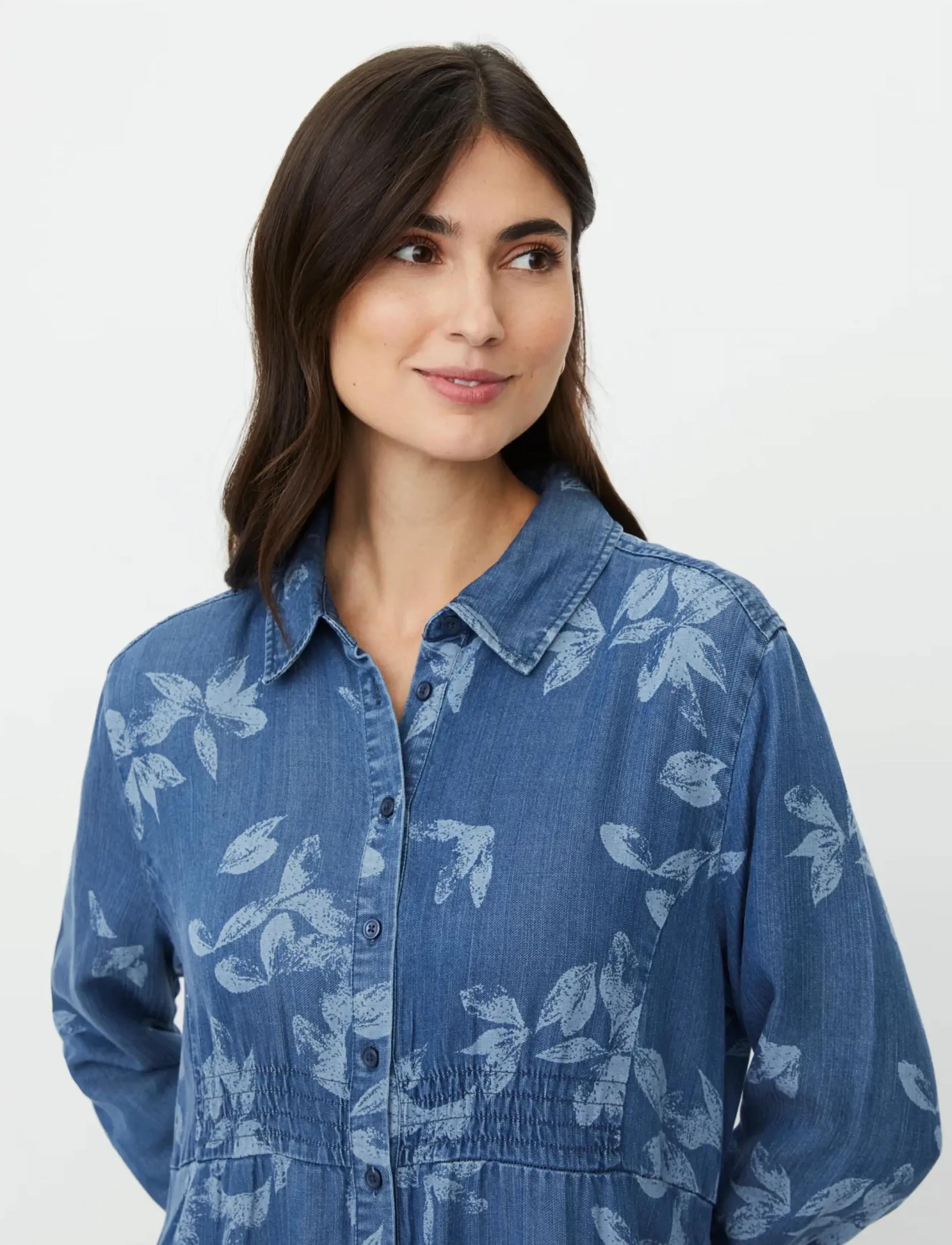 Masai - MaNorvinu - skjortekjoler - blue denim - 4