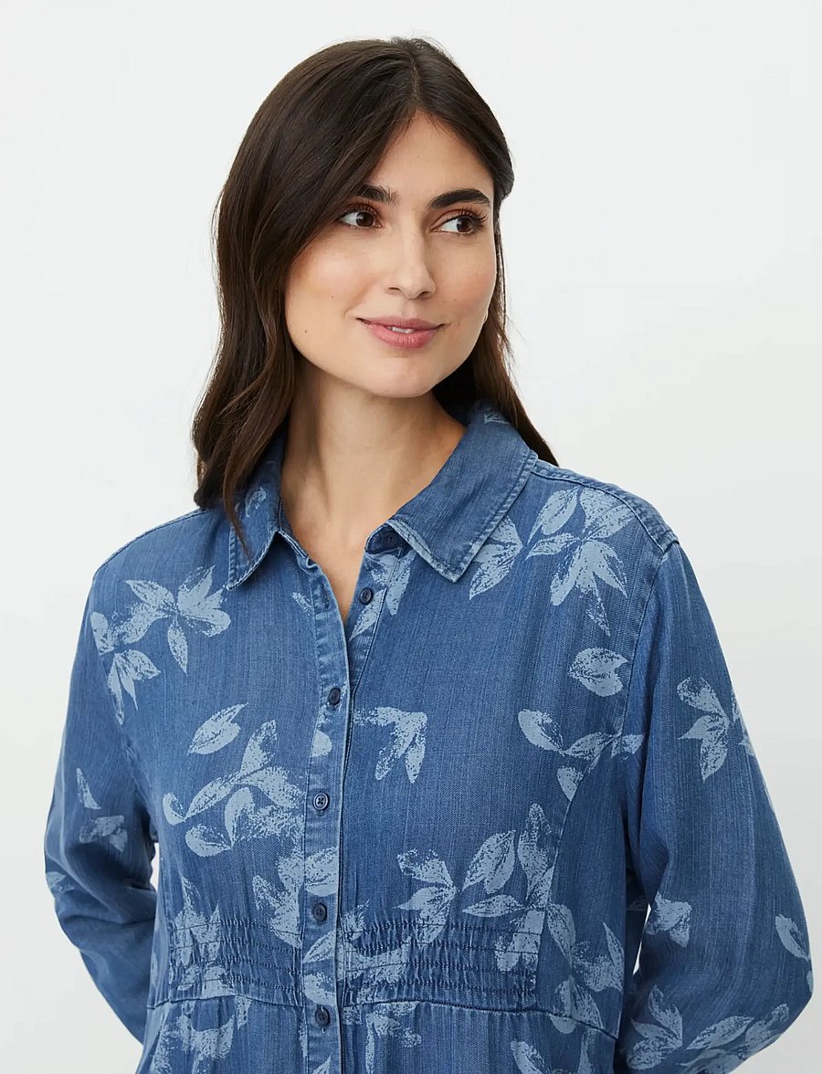 Masai - MaNorvinu - skjortekjoler - blue denim - 4