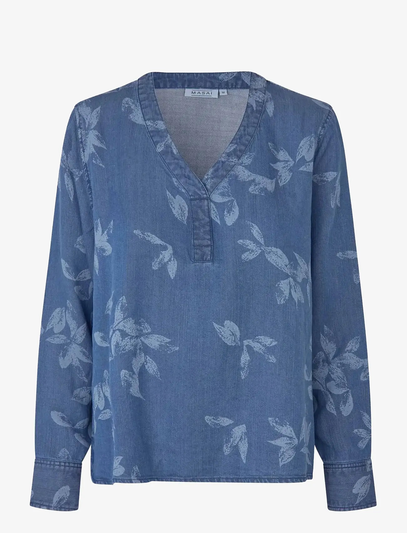 Masai - MaDariane - långärmade blusar - blue denim - 0
