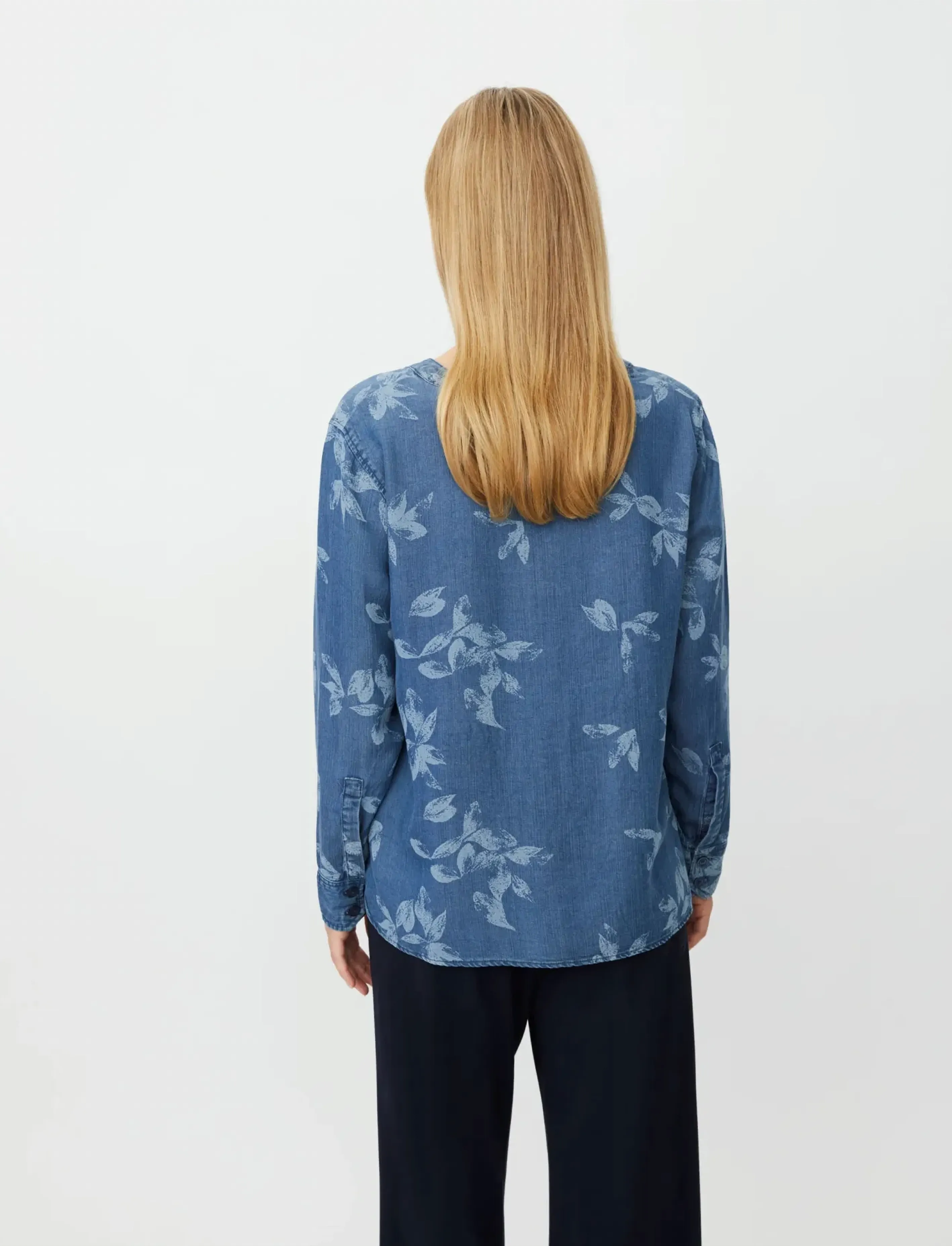 Masai - MaDariane - langerma blússur - blue denim - 5