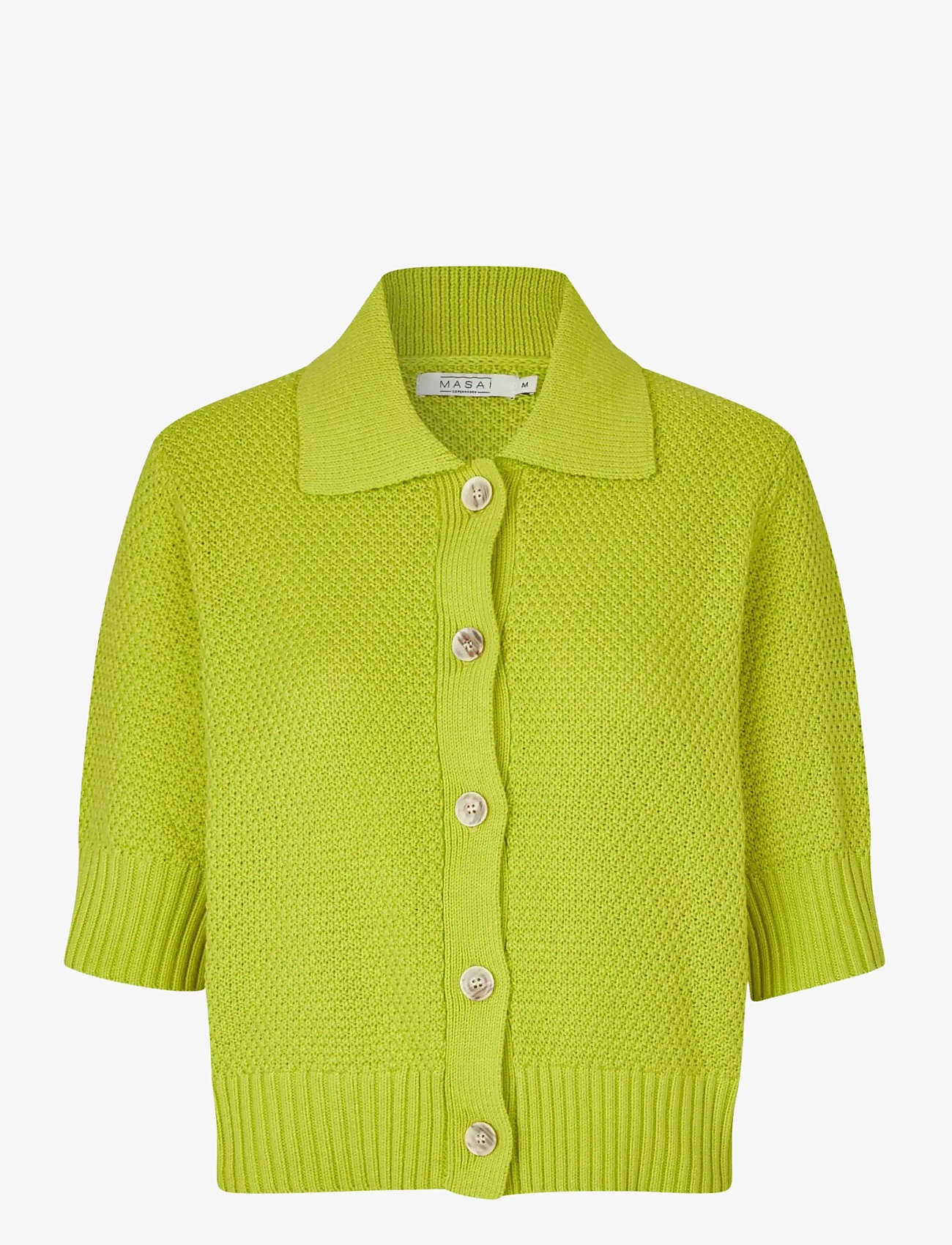 Masai - MaLiva - cardigans - b chartreuse - 0