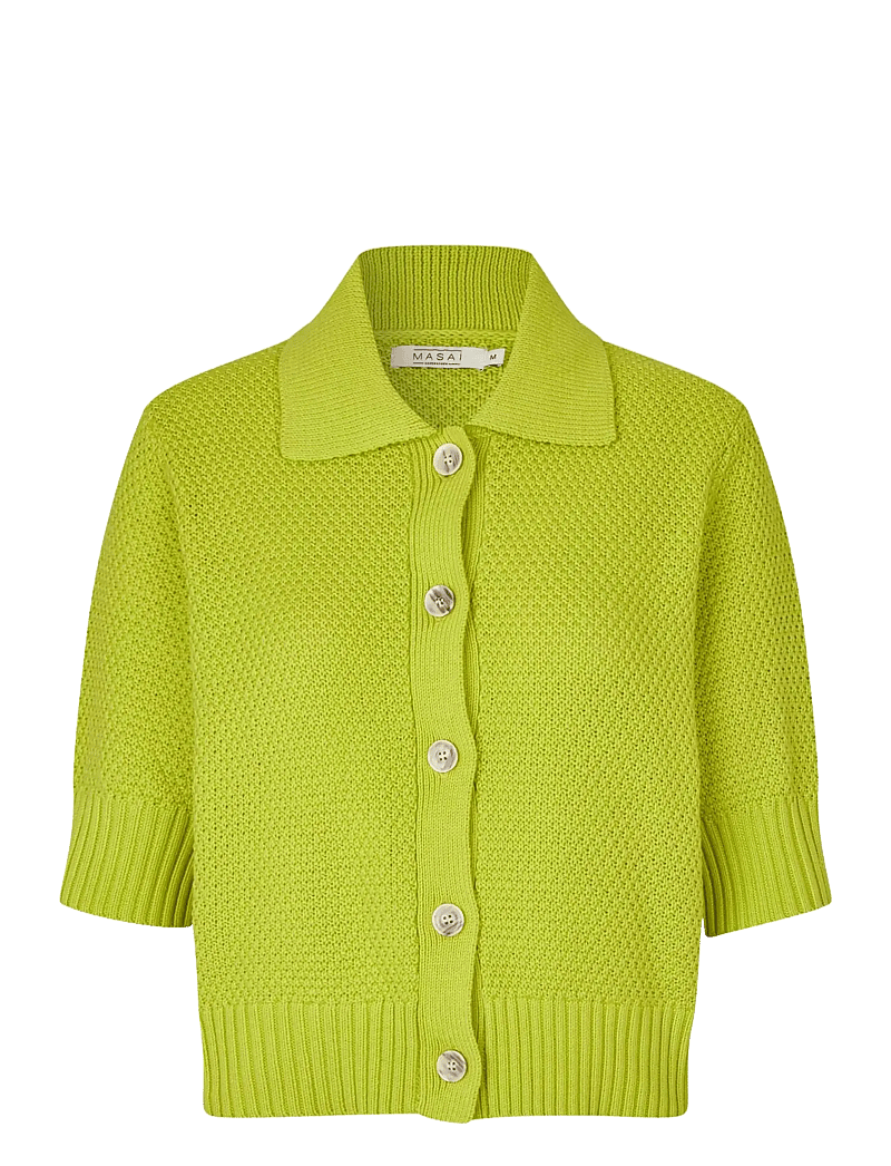 Masai - MaLiva - cardigans - b chartreuse - 0