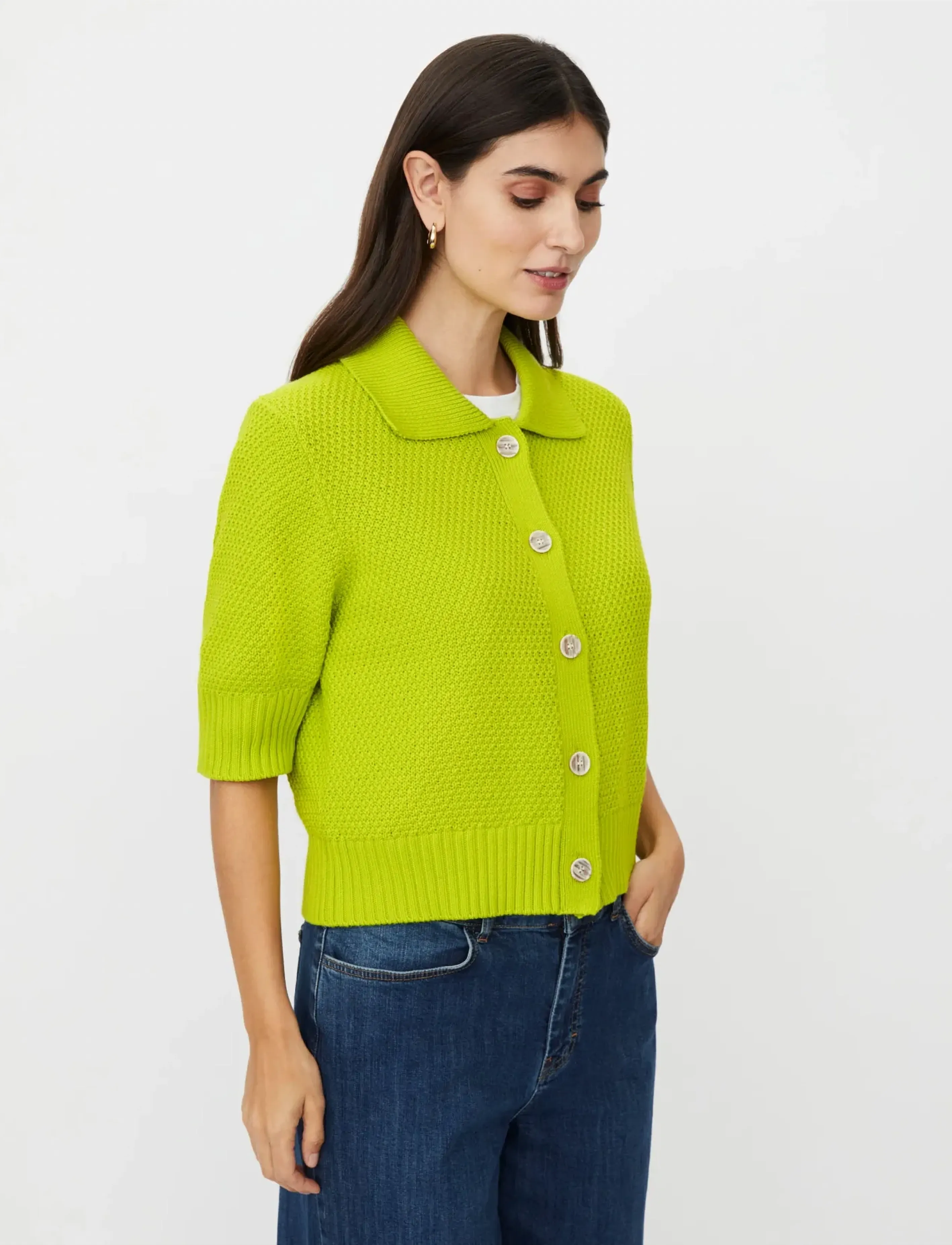 Masai - MaLiva - cardigans - b chartreuse - 3