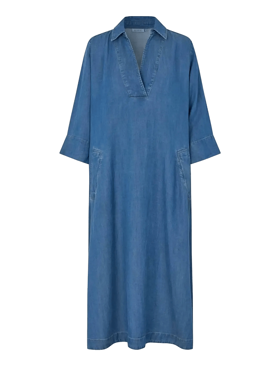 Masai - MaNikeeta - sommarklänningar - washed denim - 0