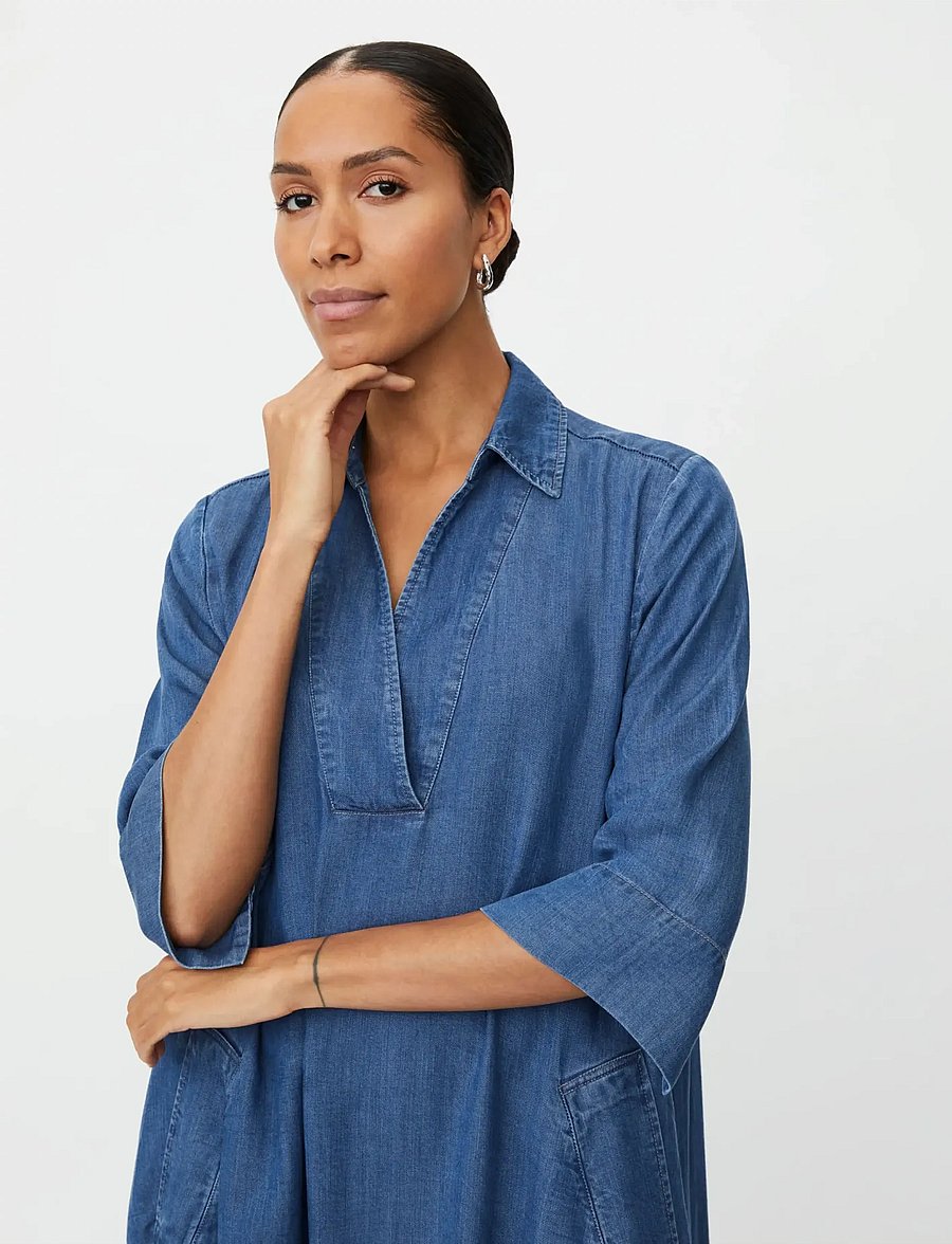Masai - MaNikeeta - sommarklänningar - washed denim - 4