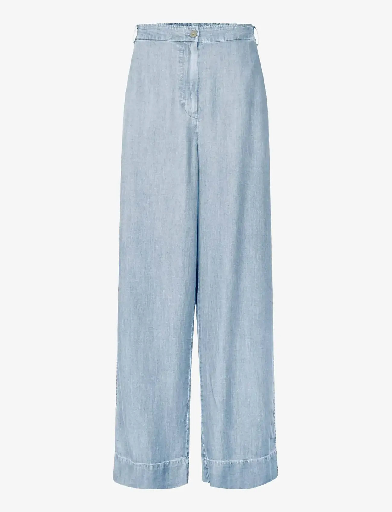 Masai - MaPelyra - wide leg trousers - washed denim - 0