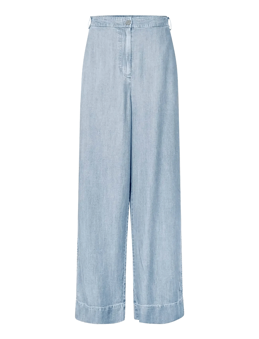 Masai - MaPelyra - spodnie szerokie - washed denim - 1
