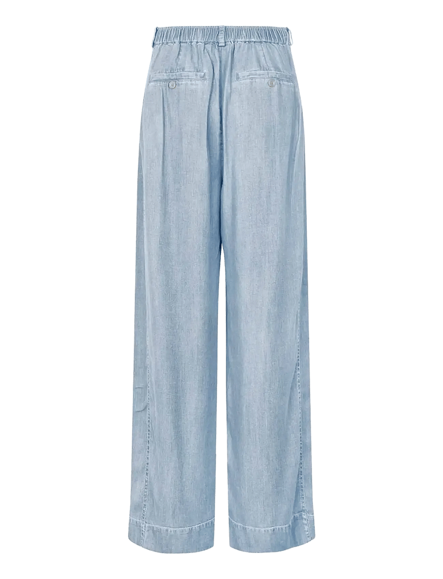 Masai - MaPelyra - spodnie szerokie - washed denim - 2