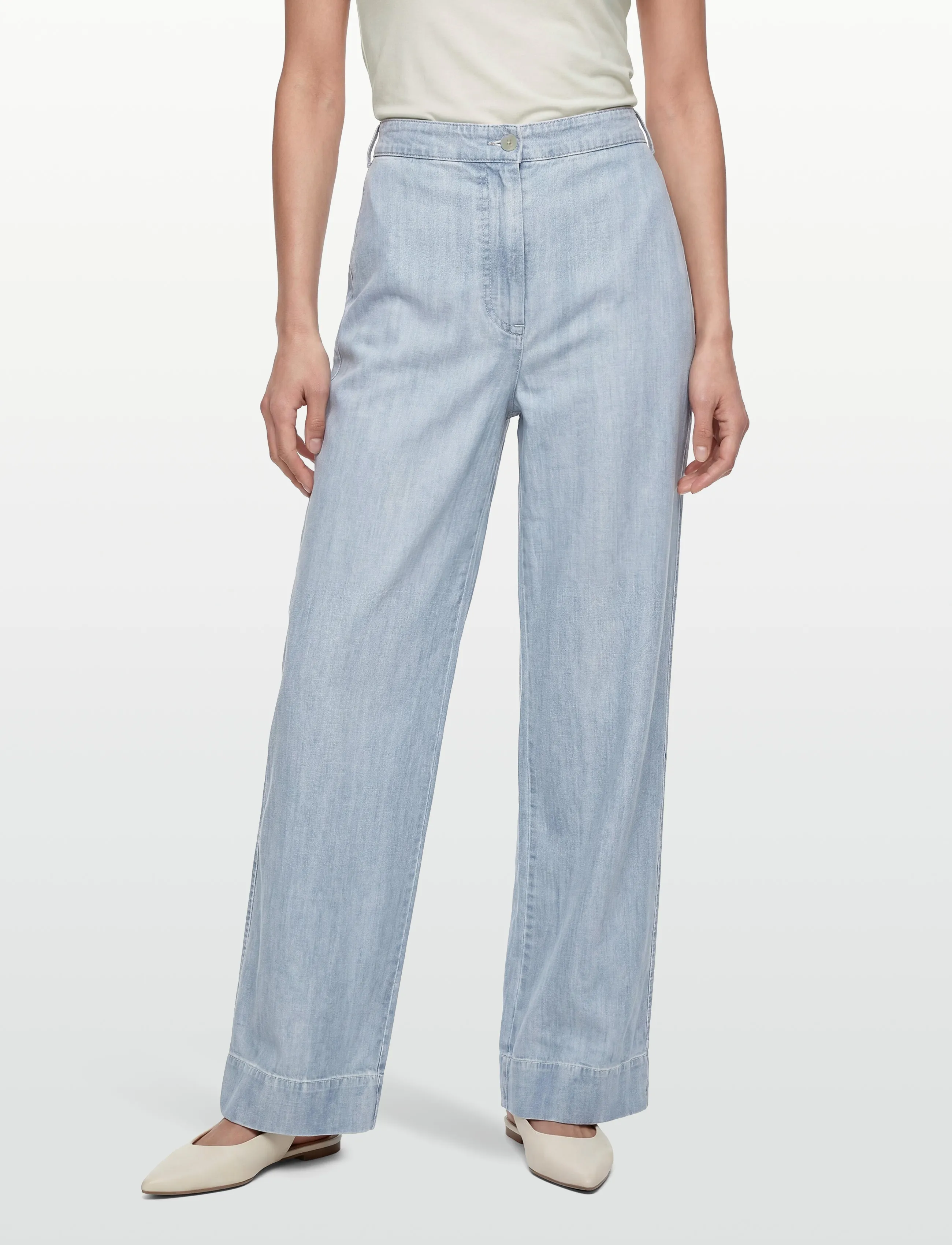 Masai - MaPelyra - pantalons larges - washed denim - 3