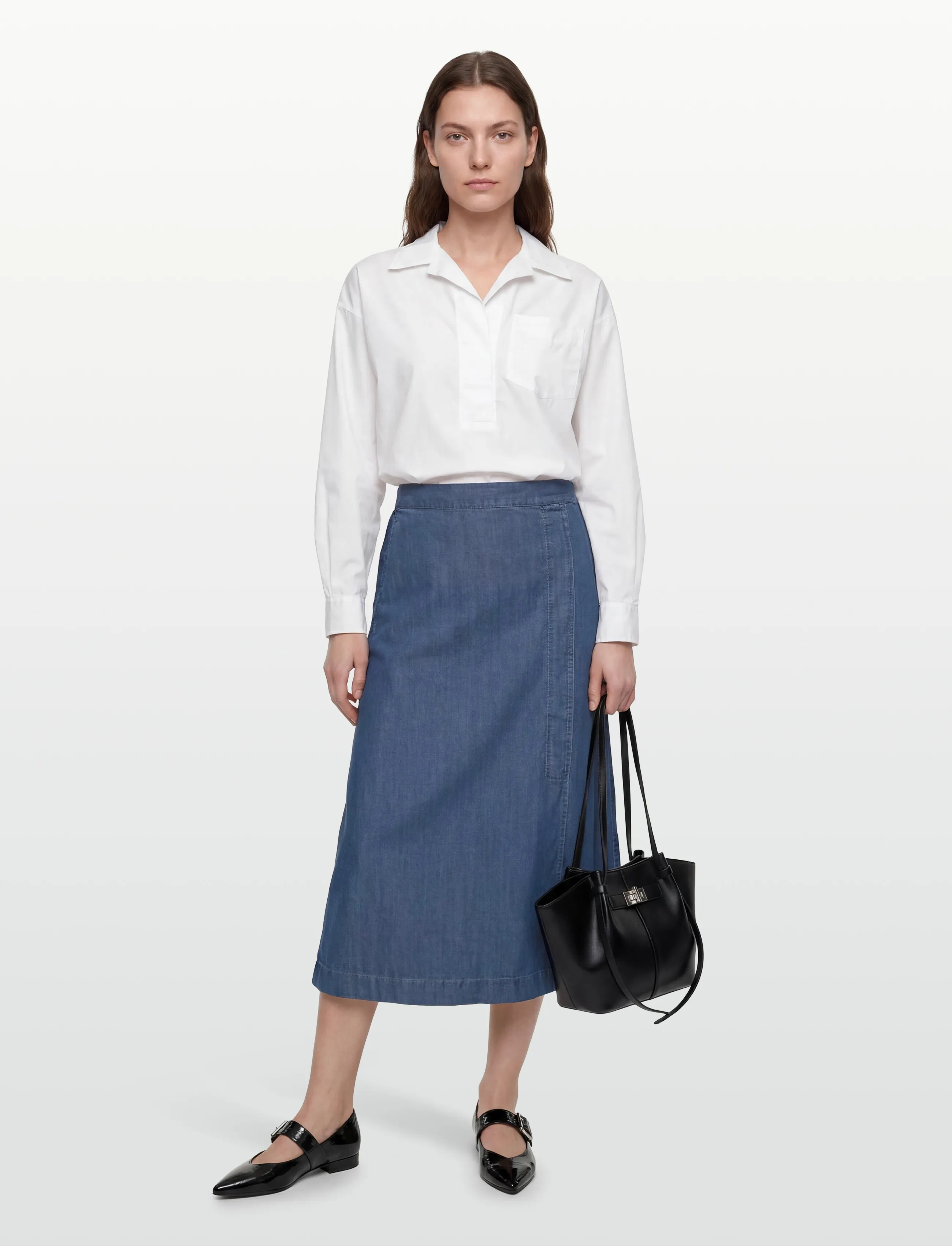 Masai Maselithia, M, Röcke, Blau - Knee-length & Midi Frauen