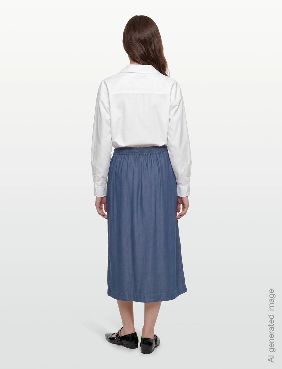 Masai - MaSelithia - jeanskjolar - washed denim - 4
