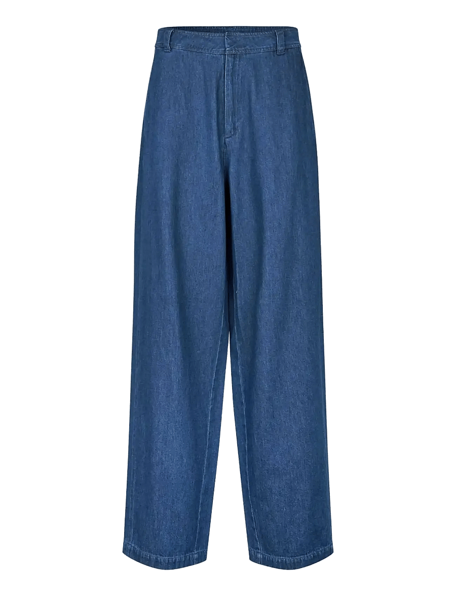 Masai - MaPantsia - hosen mit weitem bein - dark denim - 0