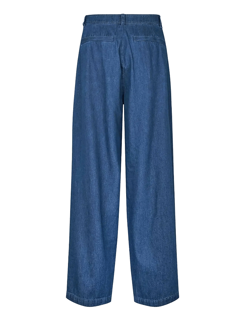 Masai - MaPantsia - hosen mit weitem bein - dark denim - 1