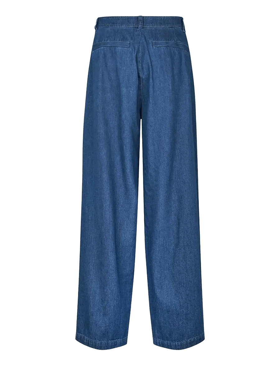 Masai - MaPantsia - hosen mit weitem bein - dark denim - 1