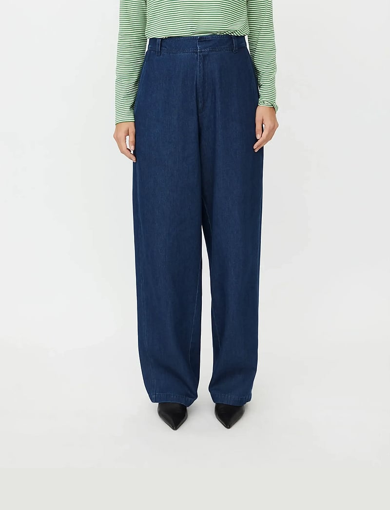 Masai - MaPantsia - hosen mit weitem bein - dark denim - 2