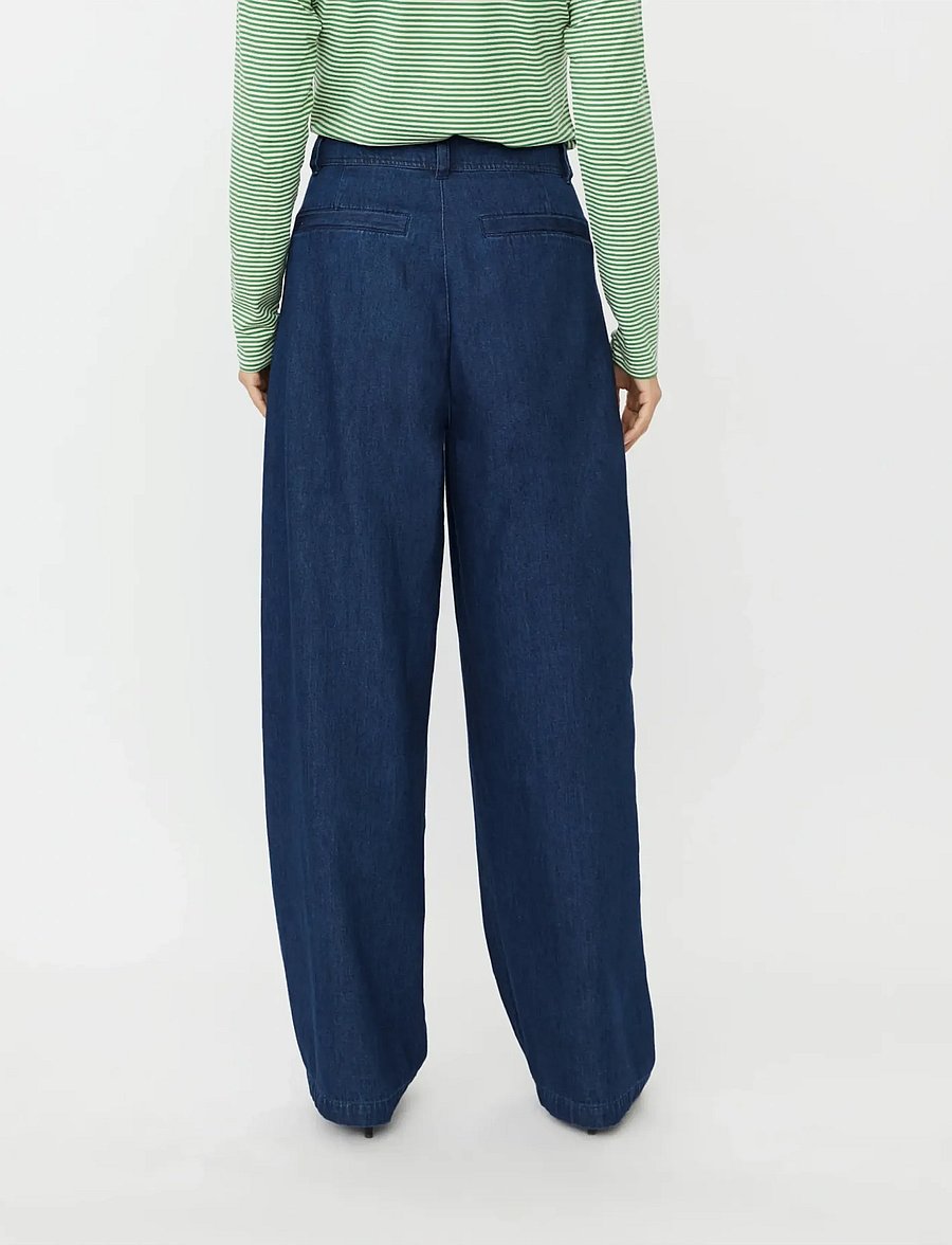 Masai - MaPantsia - hosen mit weitem bein - dark denim - 3