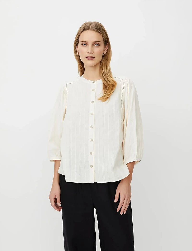 Masai - MaIthara - langärmlige hemden - whitecap - 2