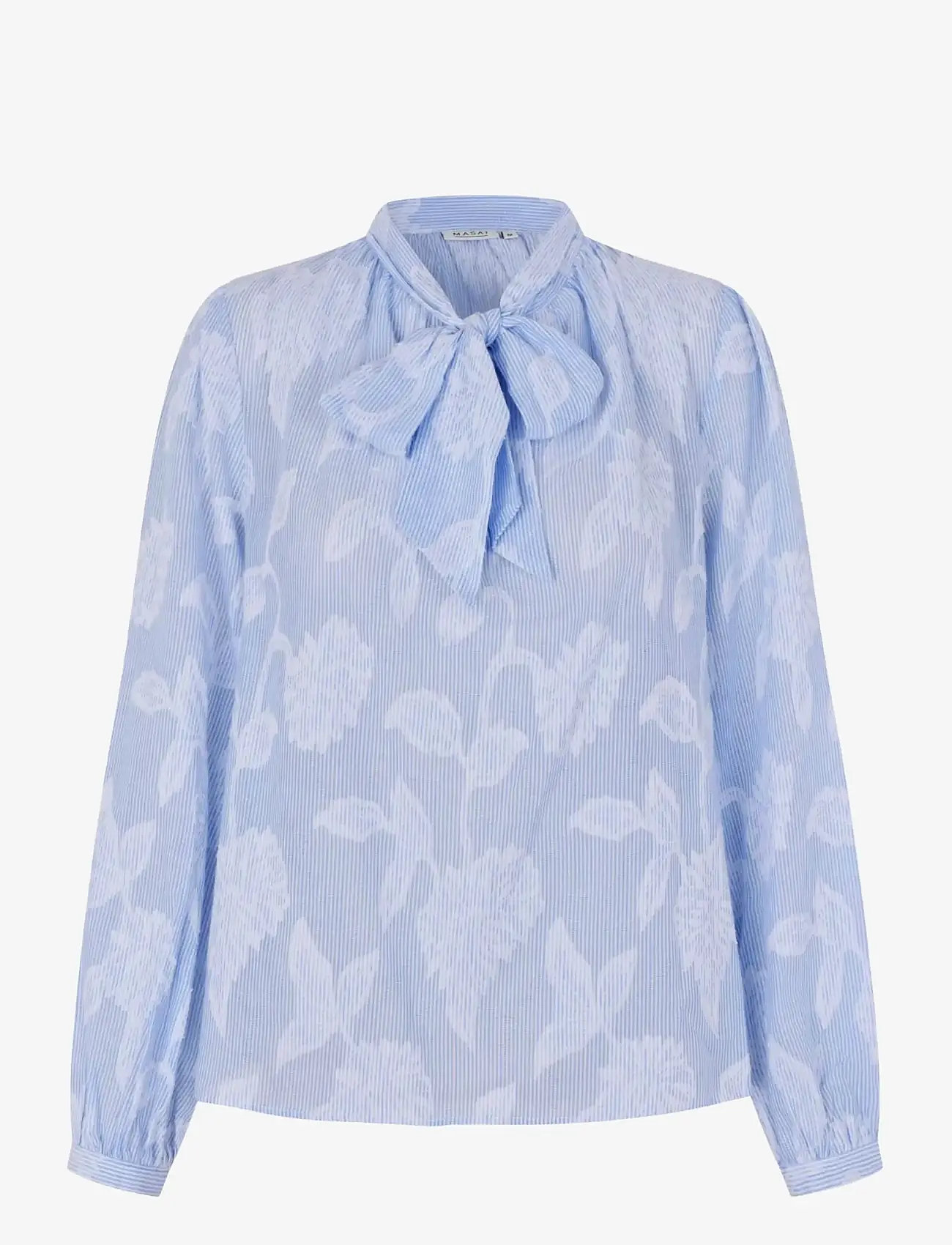 Masai - MaBellindra - long sleeved blouses - placid blue - 1
