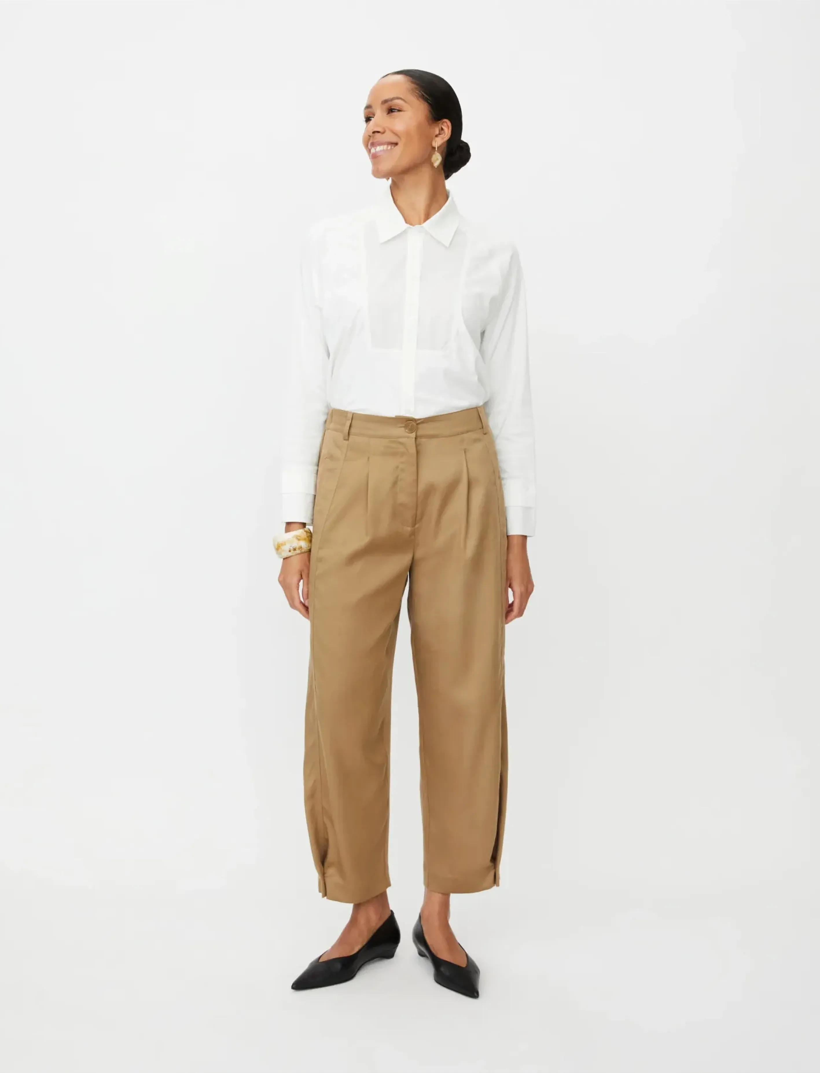 Masai - MaPunna - barrel trousers - petrified oak - 5