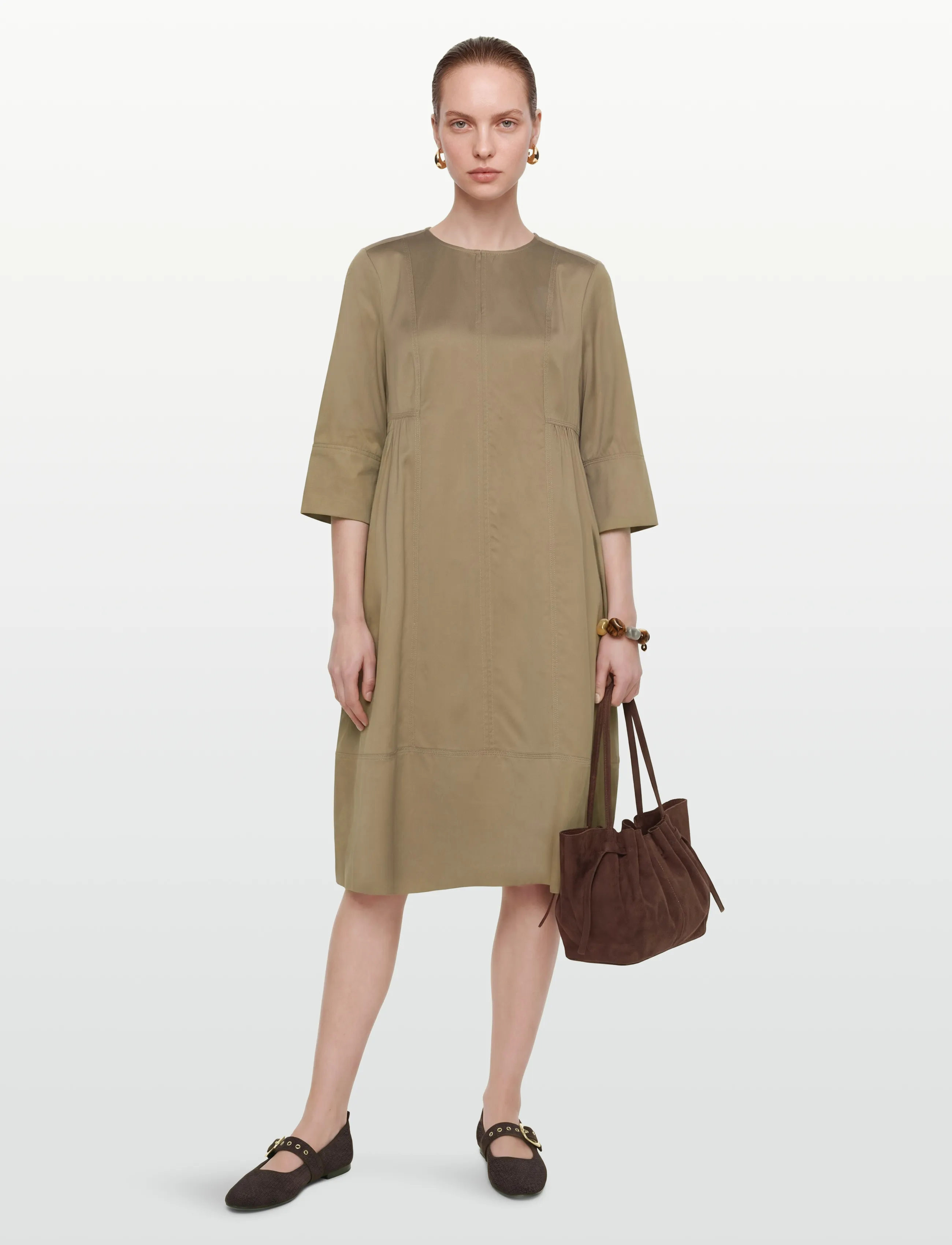 Masai Manivendra, S, Beige, Kjoler > Knælange Og Midi, Dame