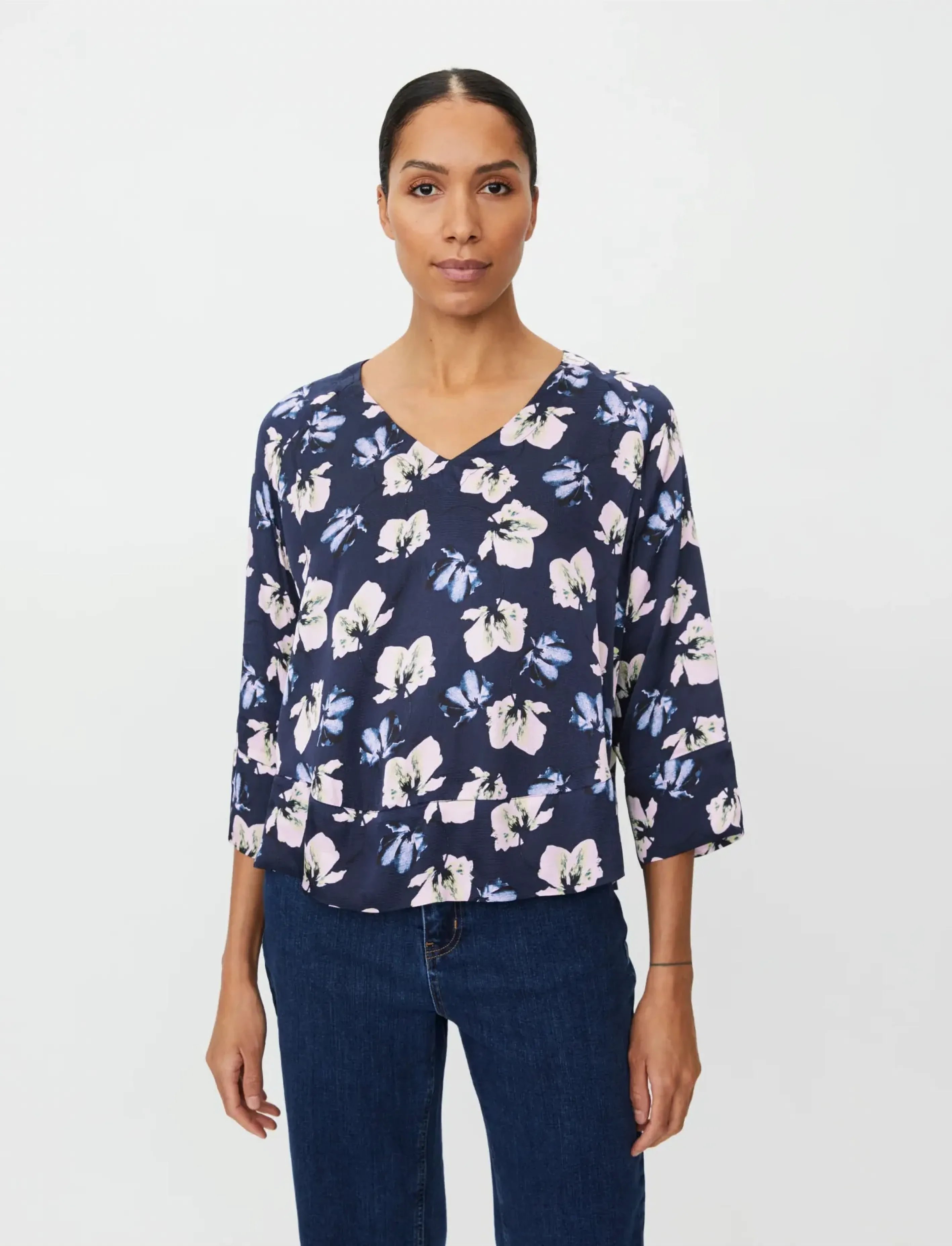 Masai - MaBenika - pikkade varrukatega pluusid - navy blazer - 2